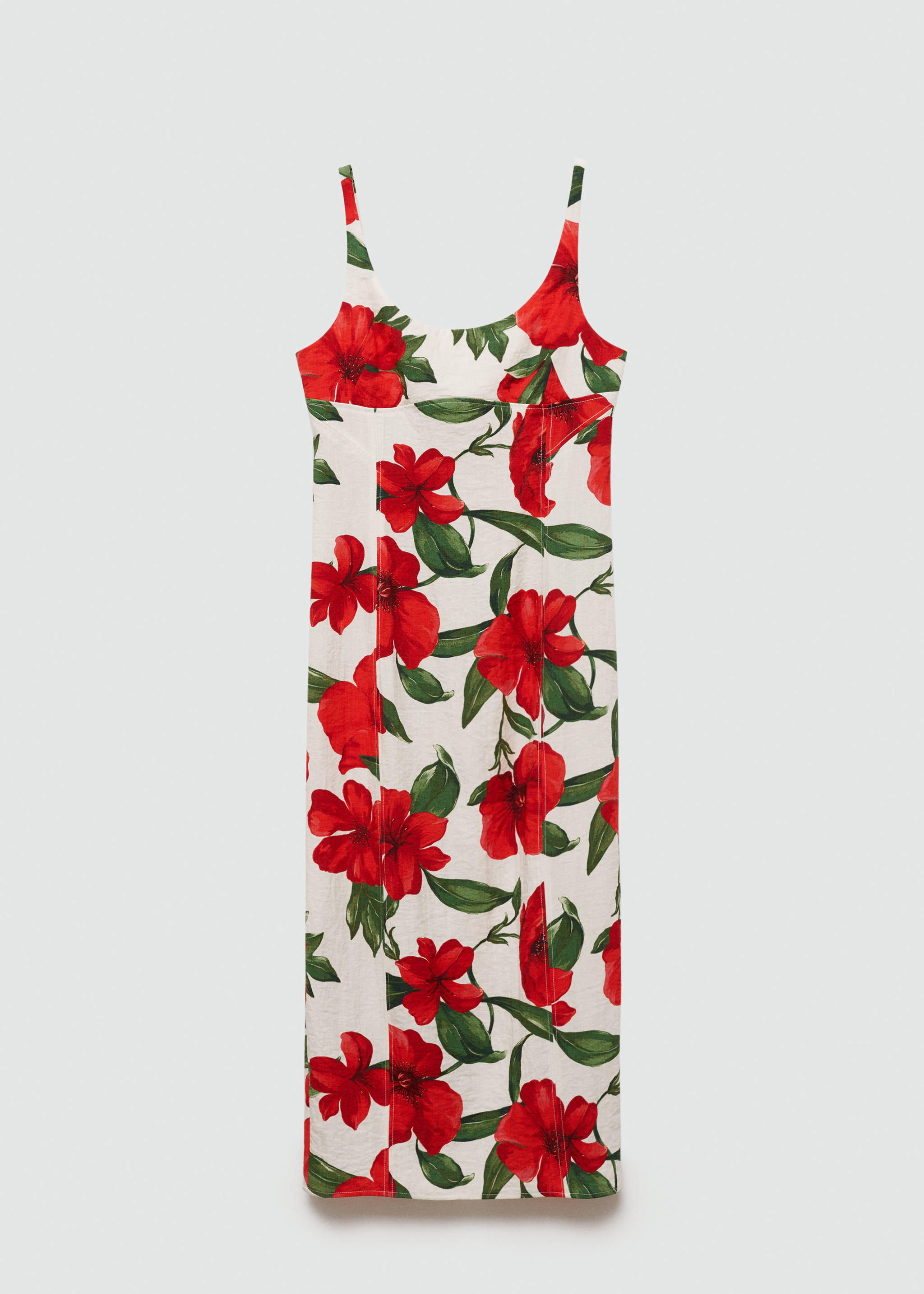 Robe longue à fleurs - Article sans modèle