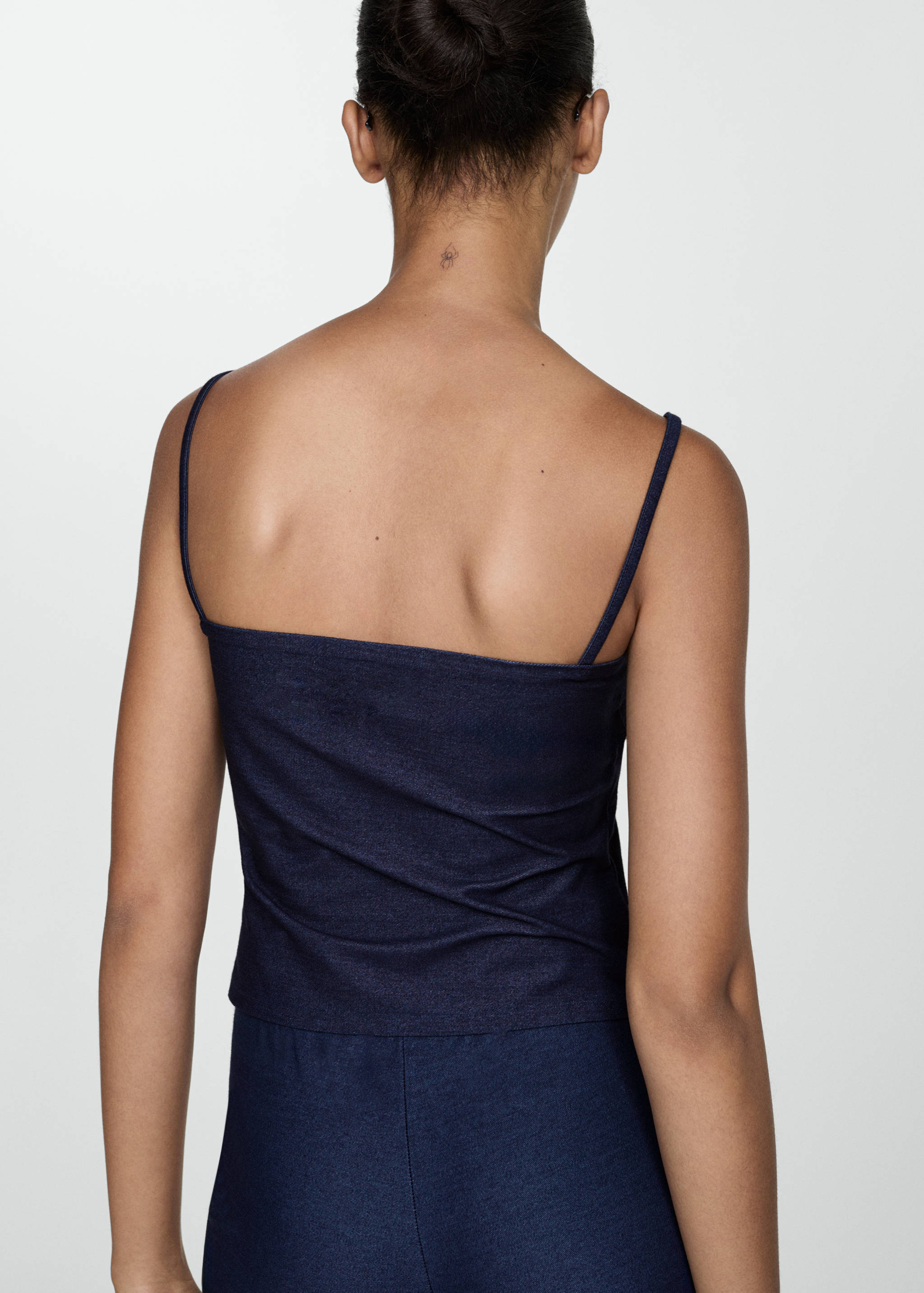 Crop top bretelles fines - Verso de l’article