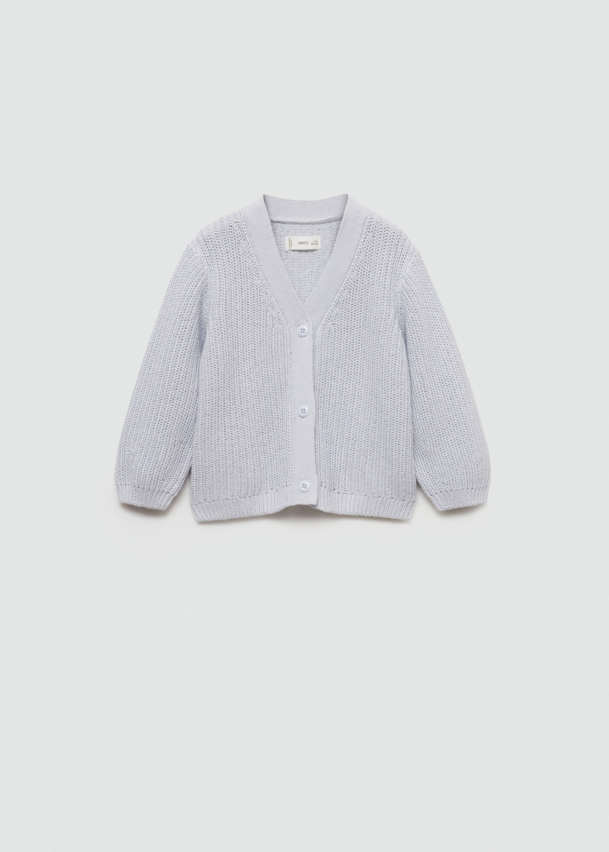Button knit cardigan - Article without model