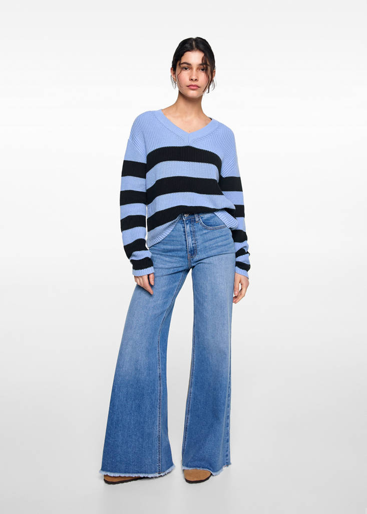Striped sweater — Blue