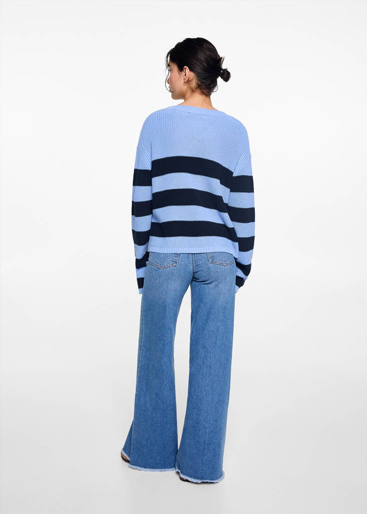 Striped sweater — Blue