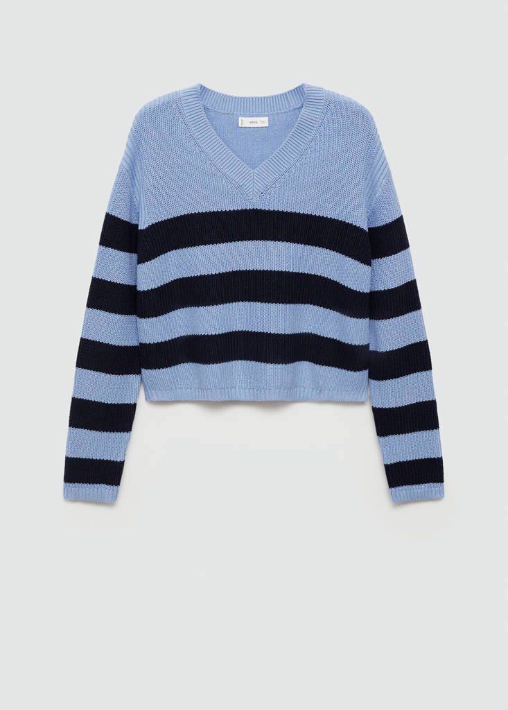 Striped sweater — Blue