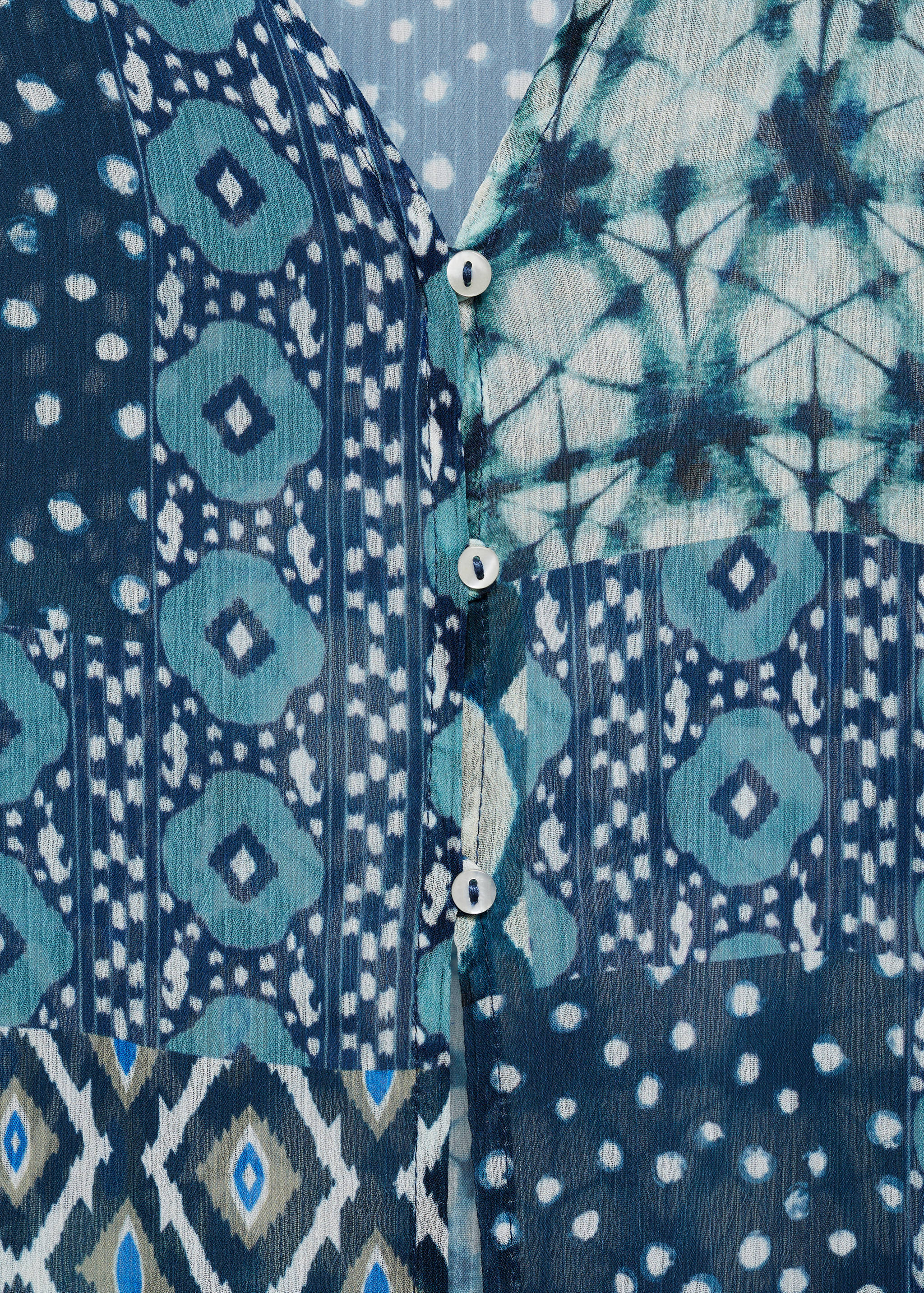 Printed long waistcoat - Details of the article 8