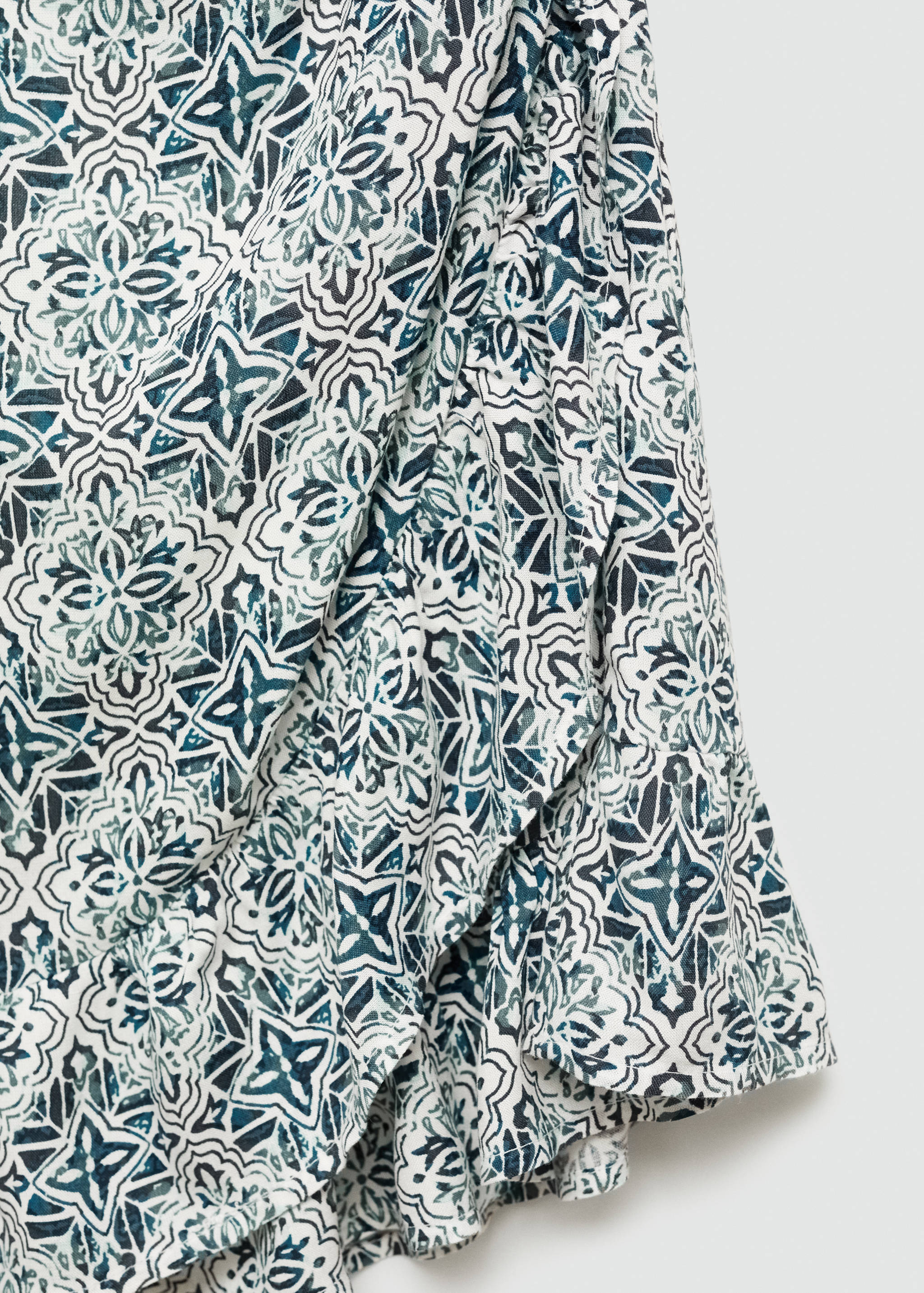 Printed asymmetrical dress - Details of the article 8