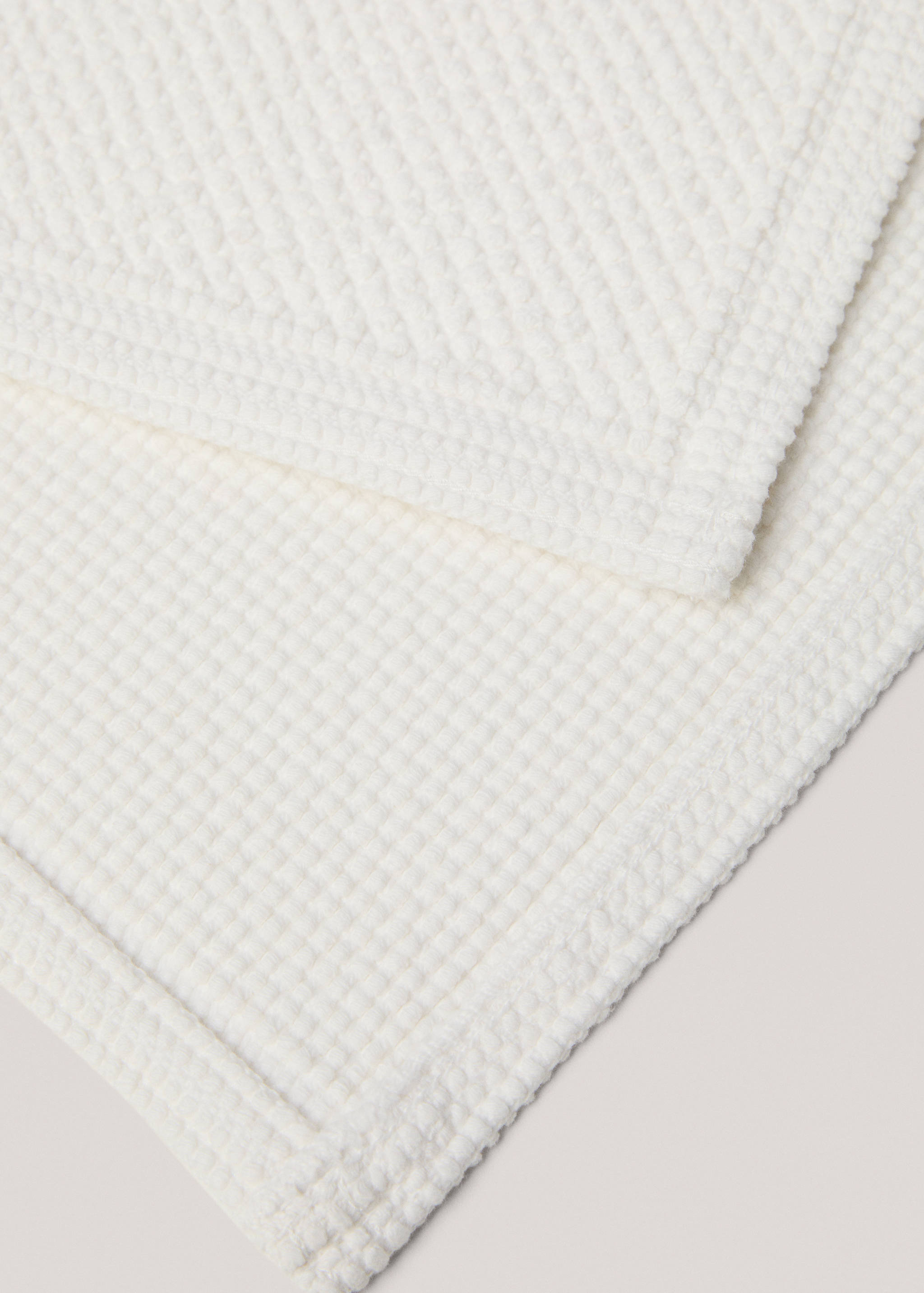 100% cotton bouclé bath rug - Details of the article 1