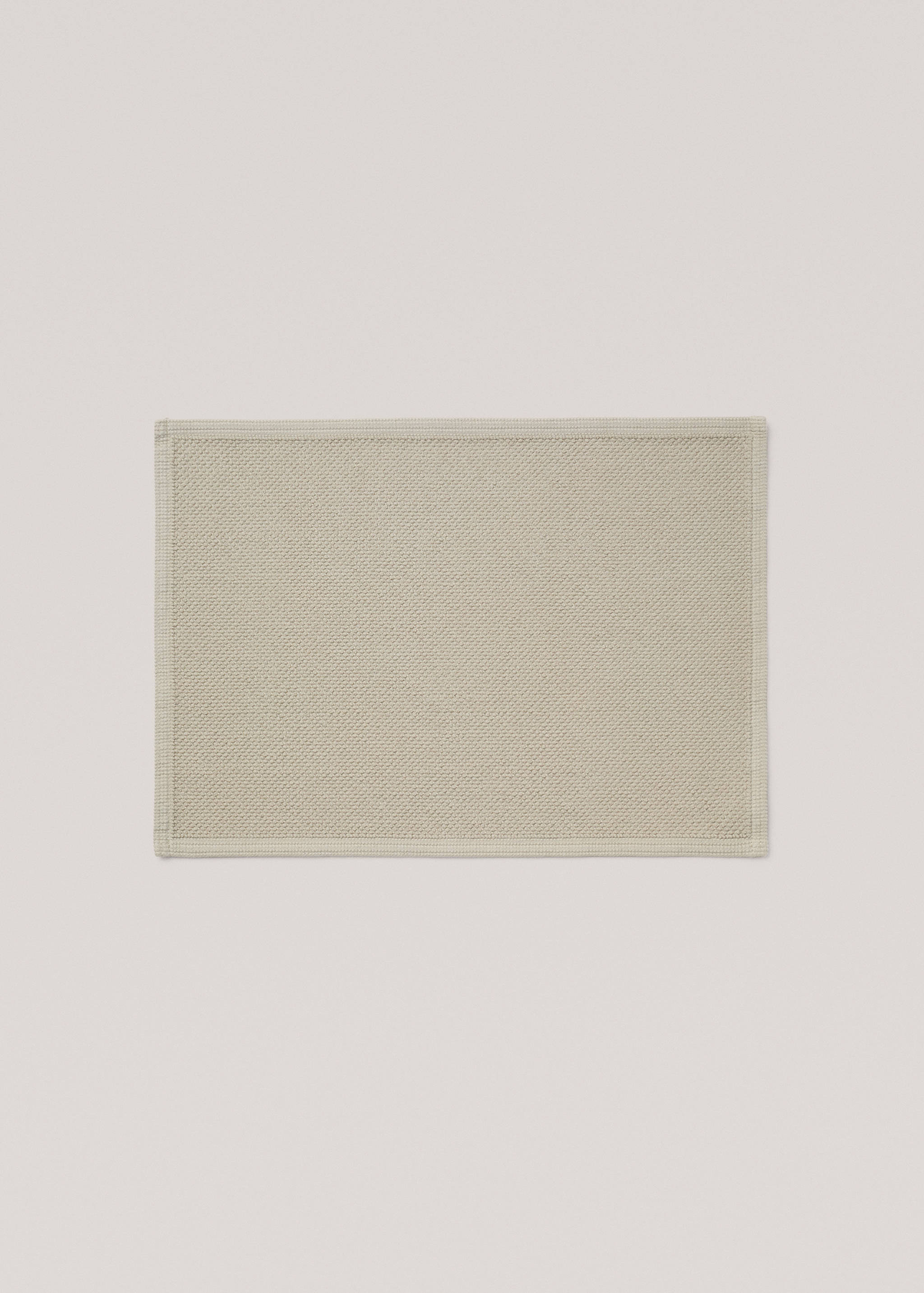 100% cotton bouclé bath rug - Article without model