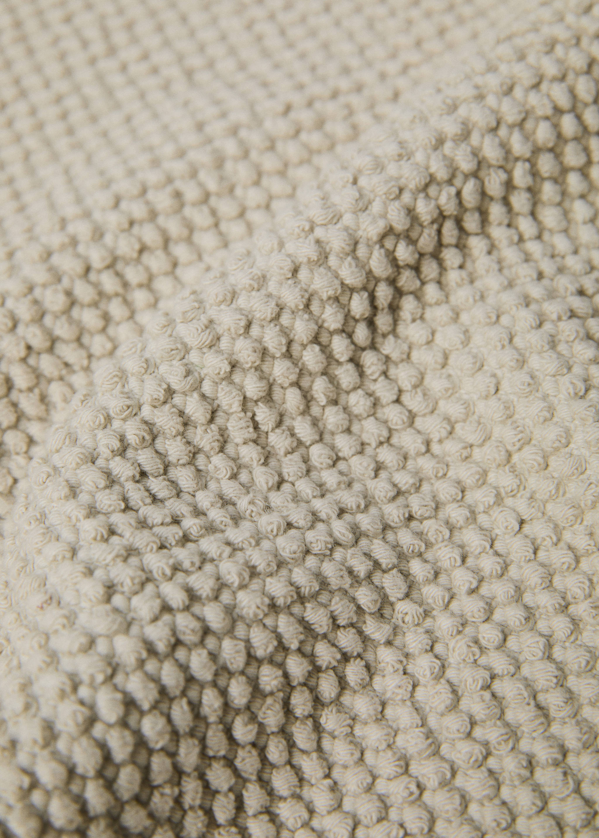 100% cotton bouclé bath rug - Details of the article 2