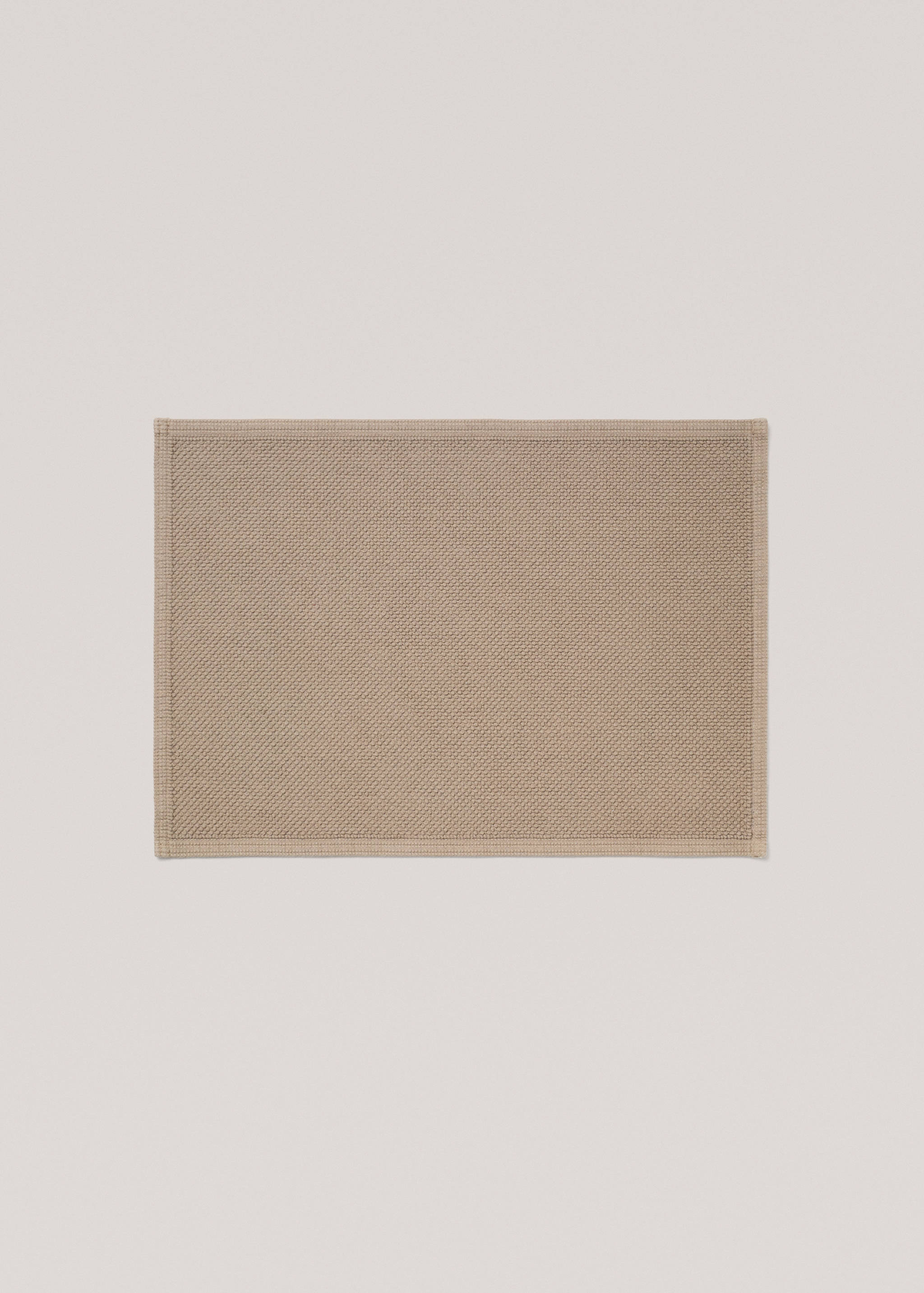 100% cotton bouclé bath rug - Article without model