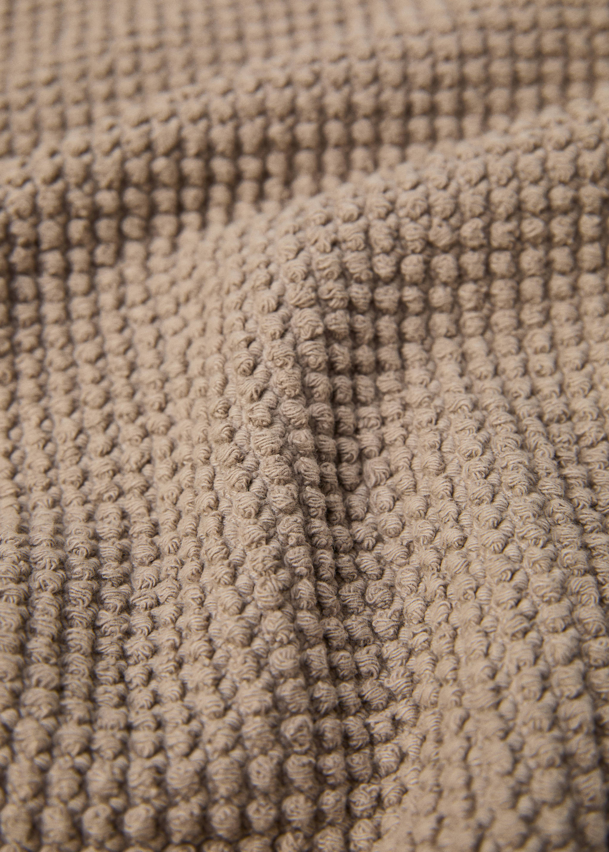100% cotton bouclé bath rug - Details of the article 2