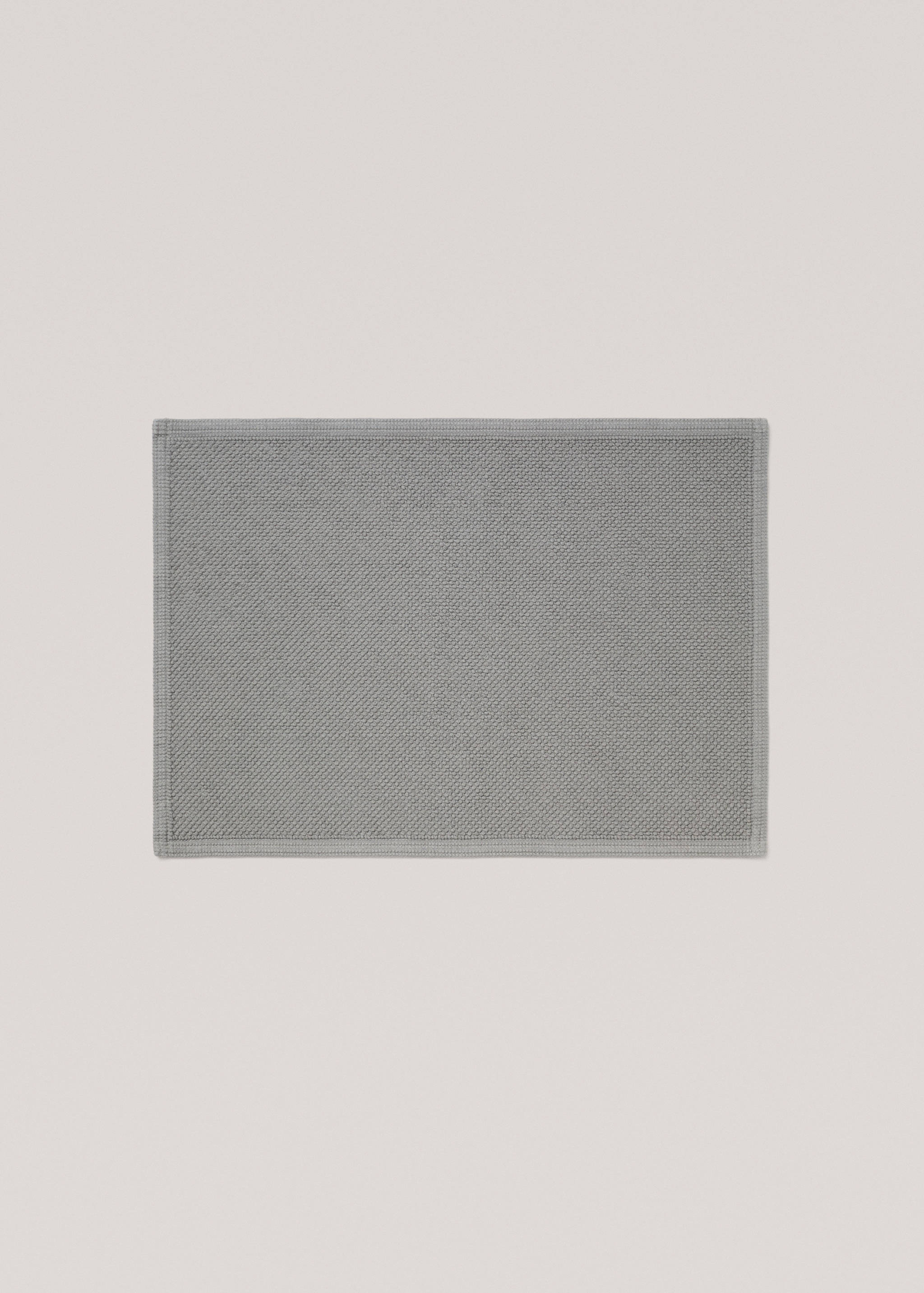 100% cotton bouclé bath rug - Article without model