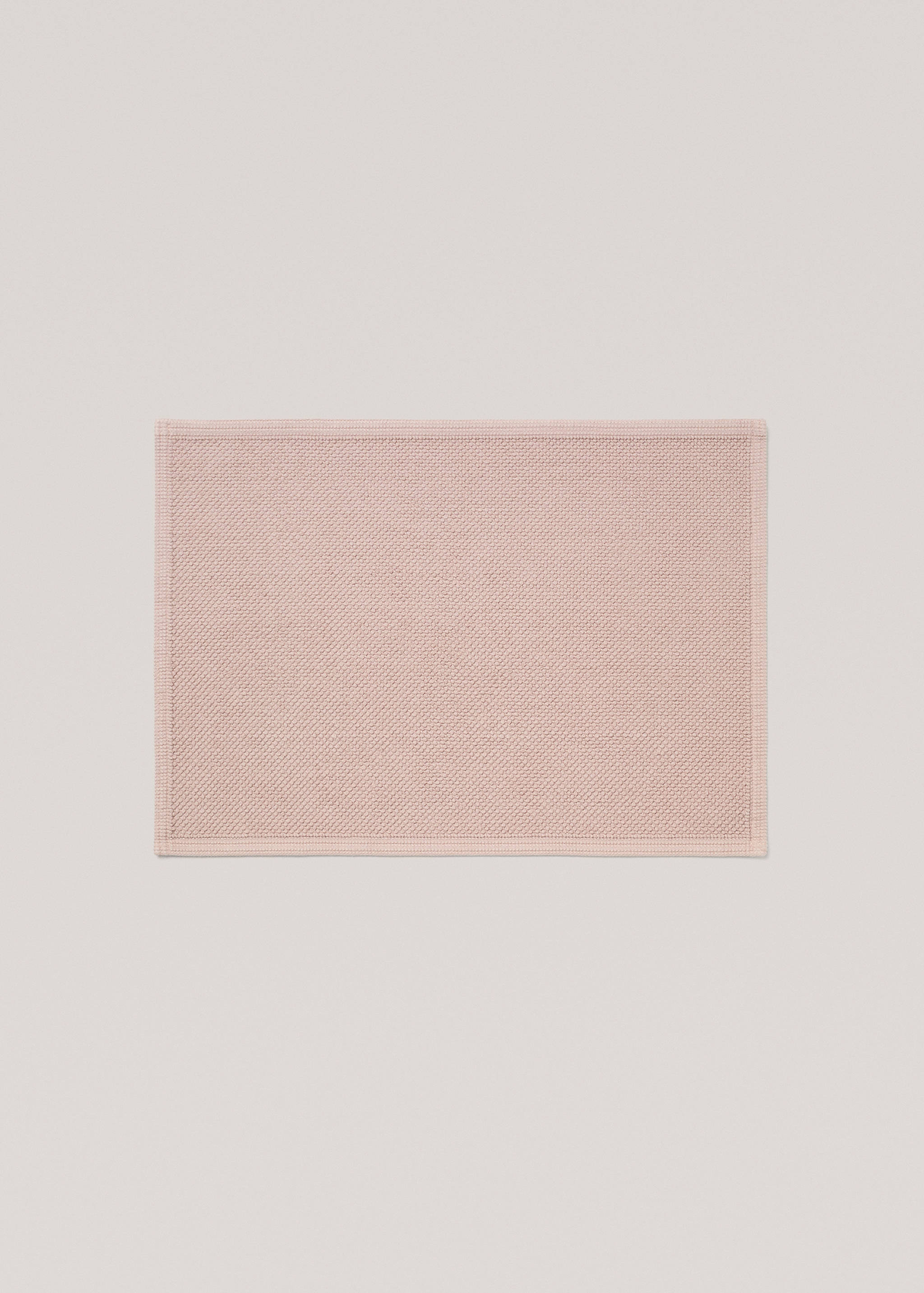 100% cotton bouclé bath rug - Article without model