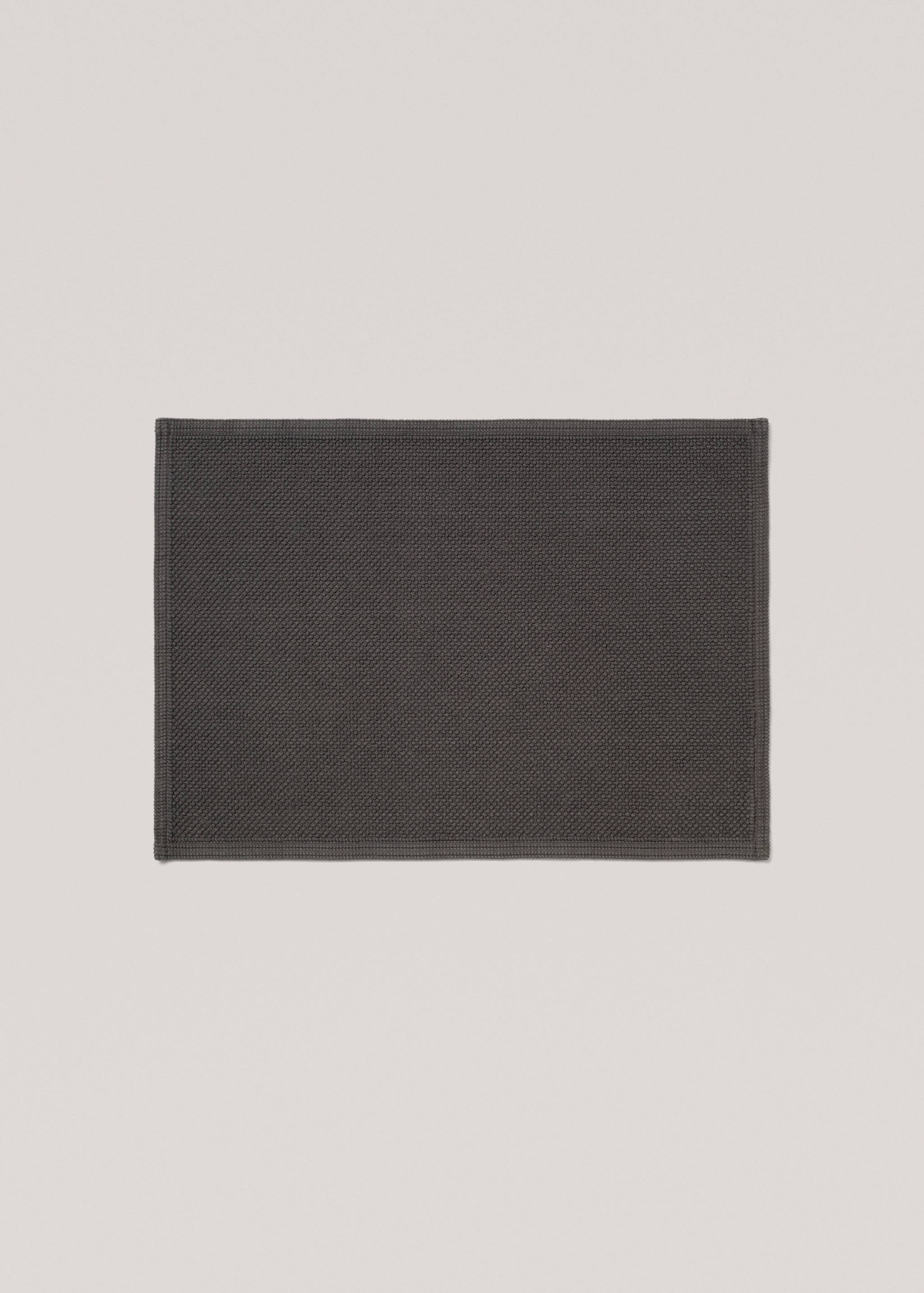 100% cotton bouclé bath rug - Article without model