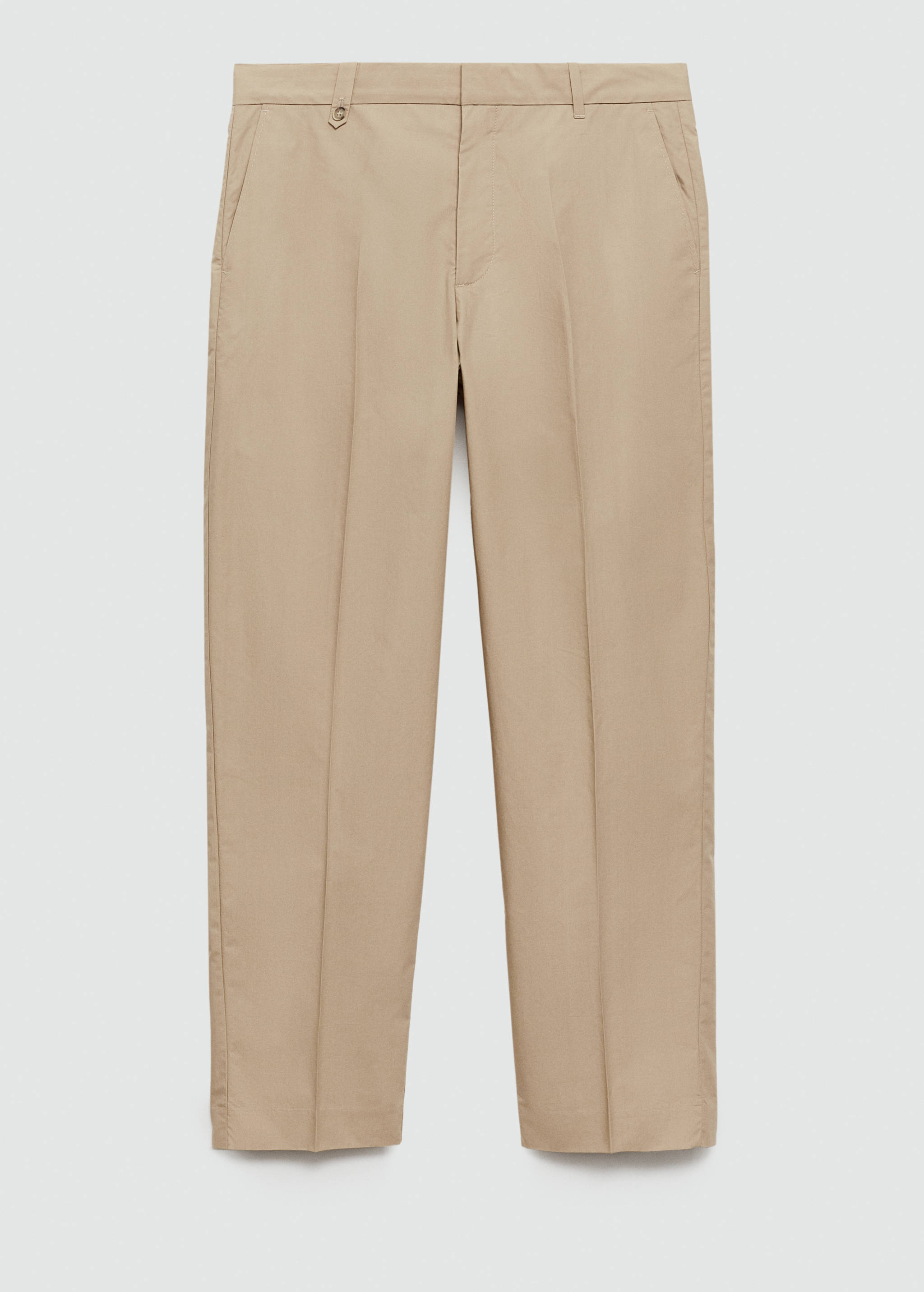 Regular-fit 100% cotton pants - Article without model