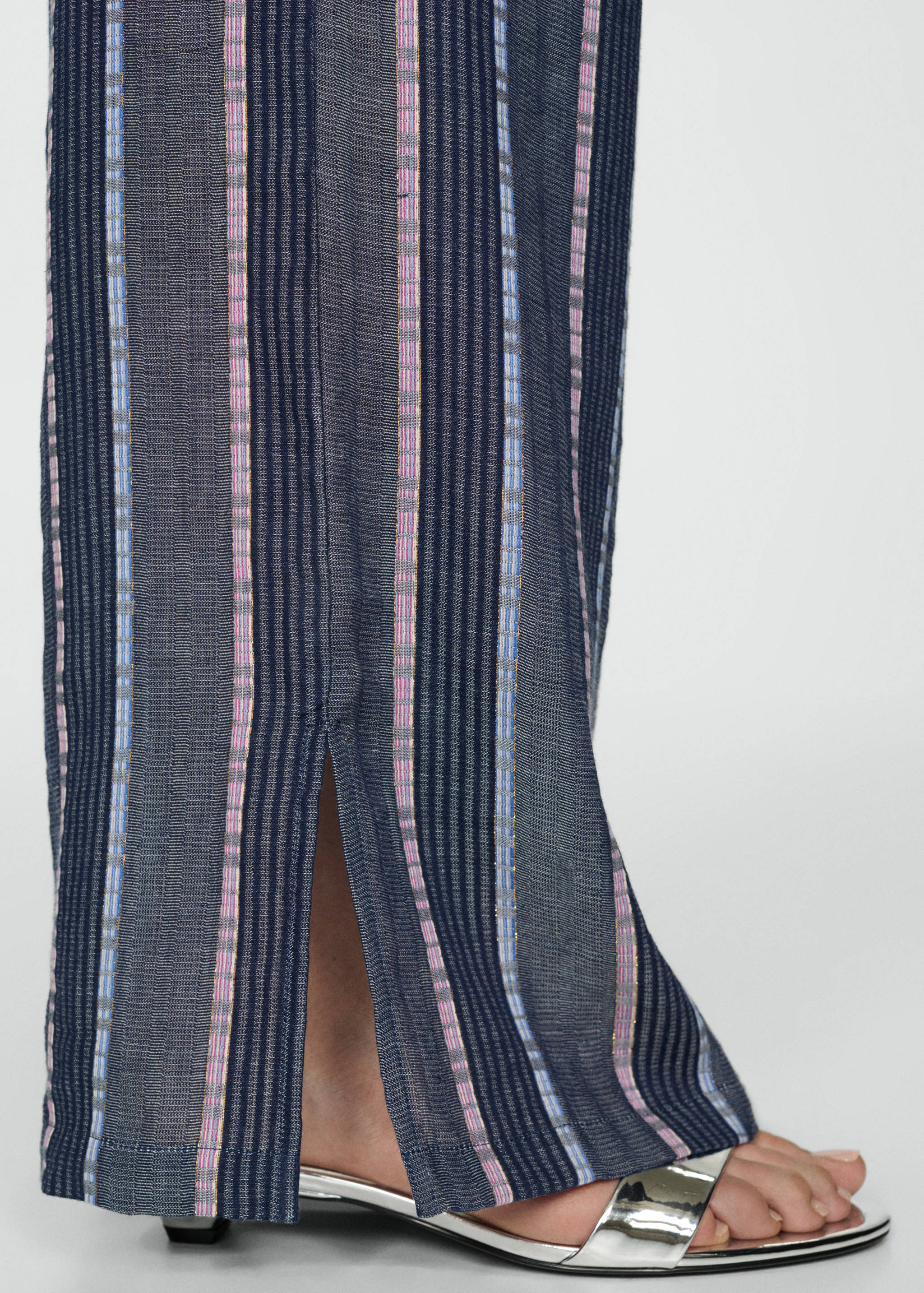 Pantalon droit à rayures - Détail de l'article 6