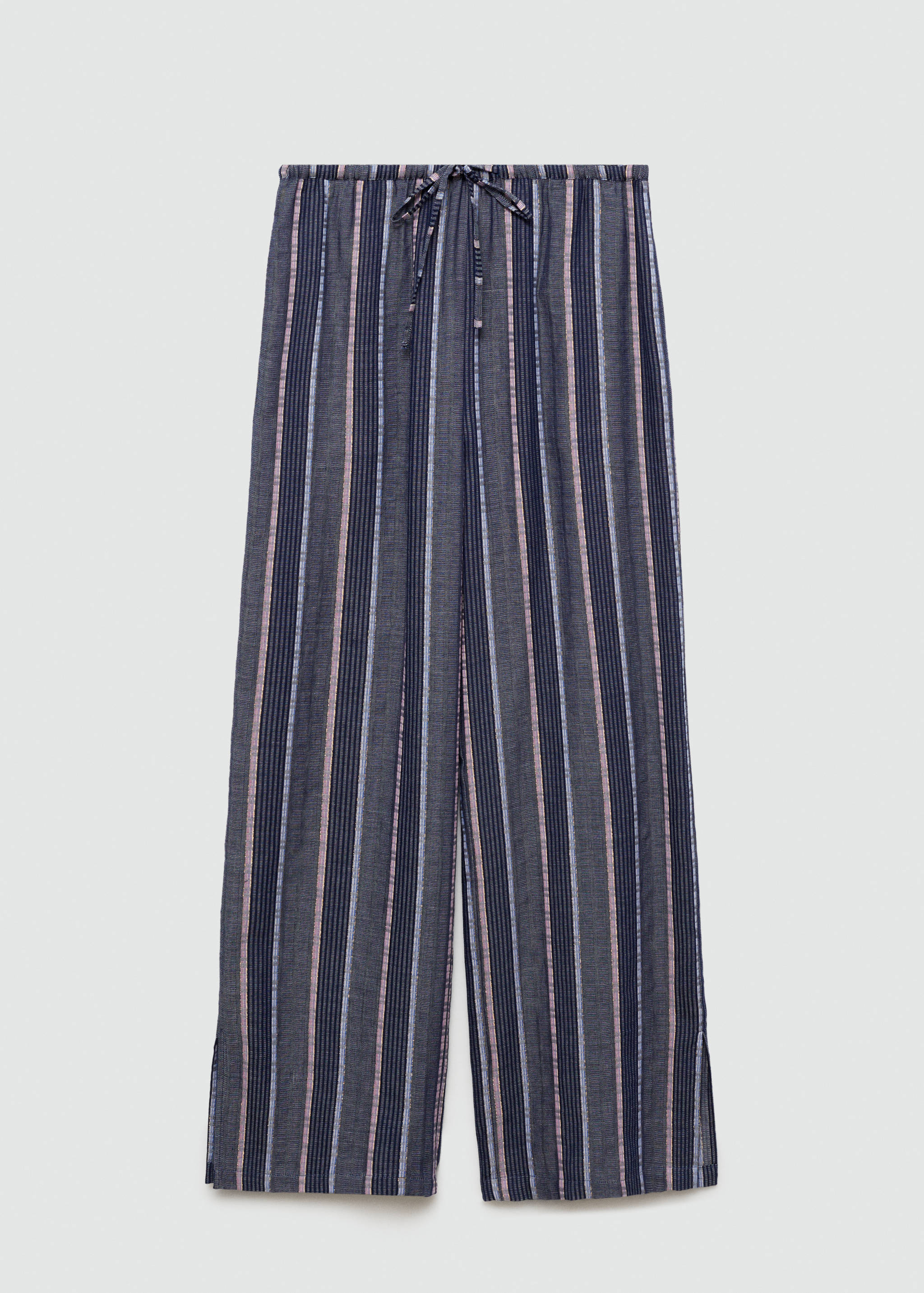 Pantalon droit à rayures - Article sans modèle