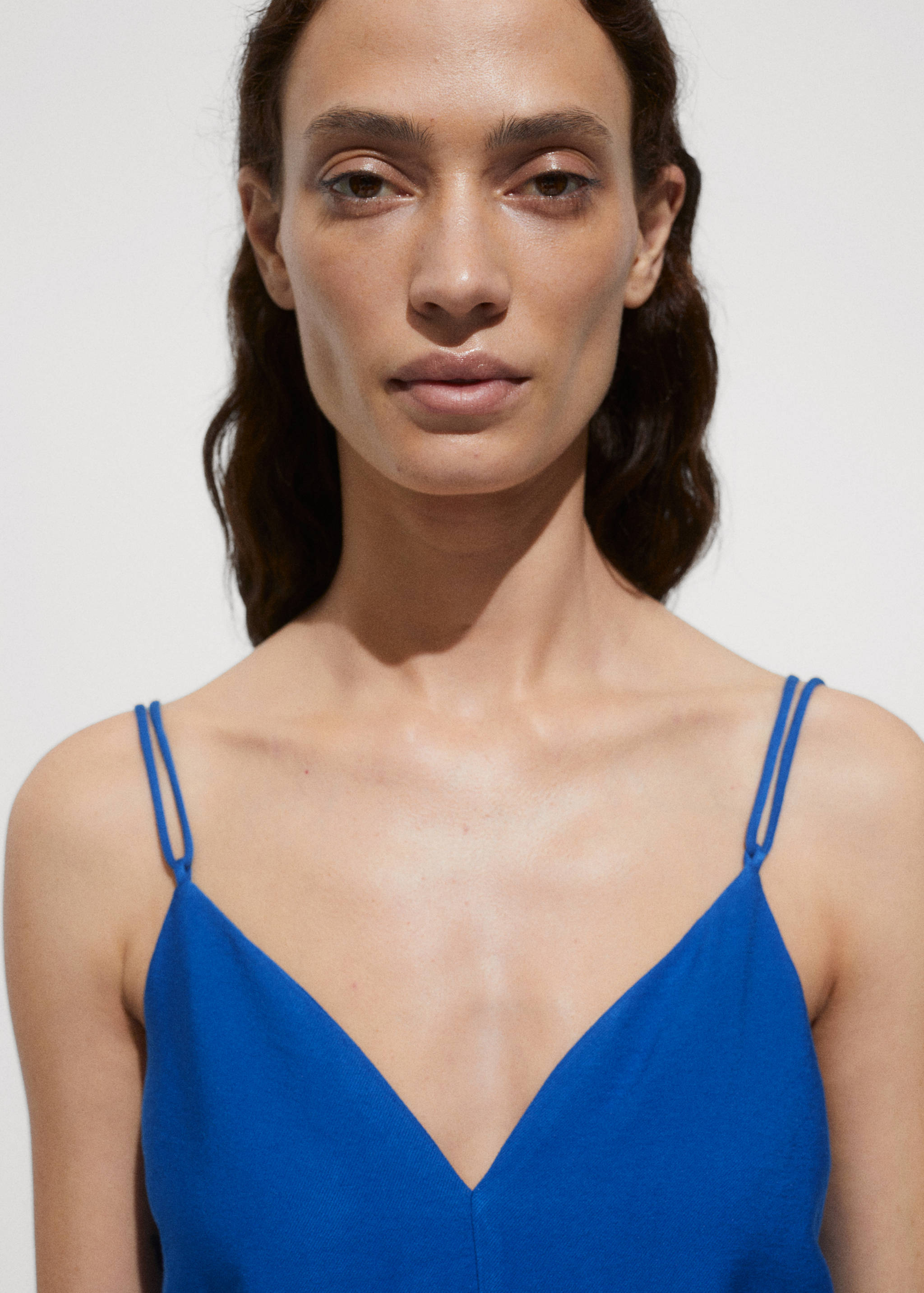 Long strap jumpsuit - Details of the article 1