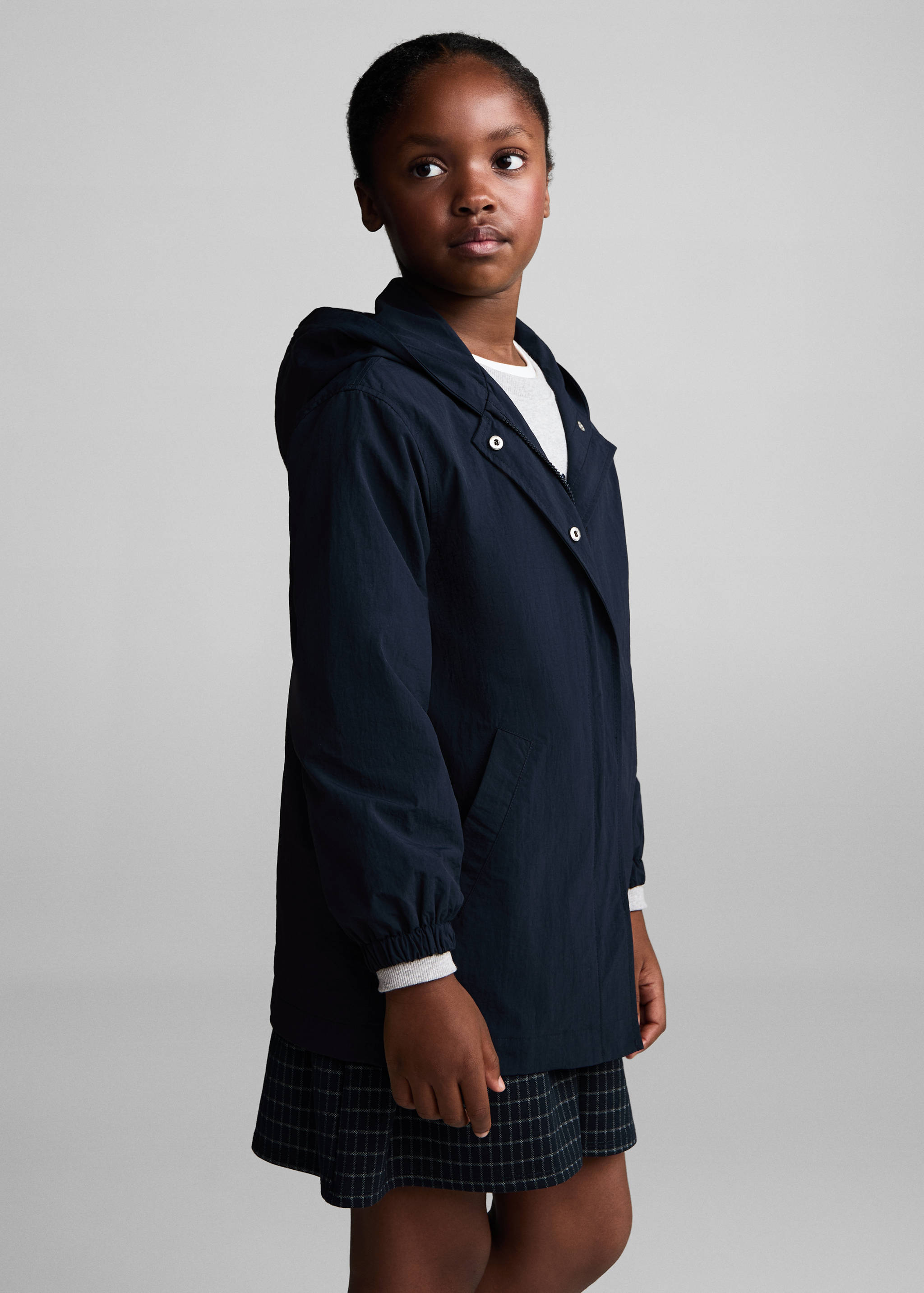 Hooded jacket - Medium plane