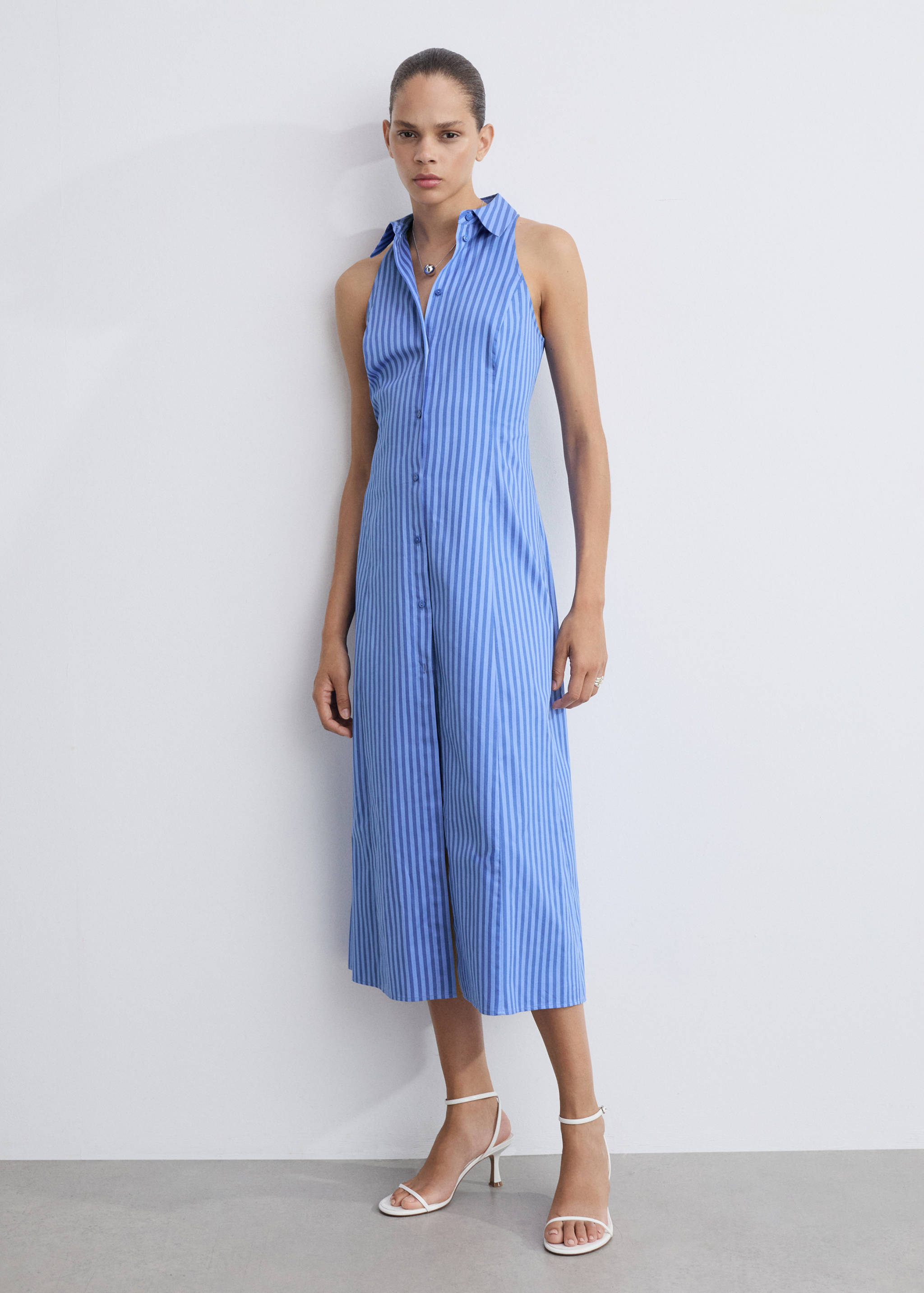 Striped shirt dress - General plane