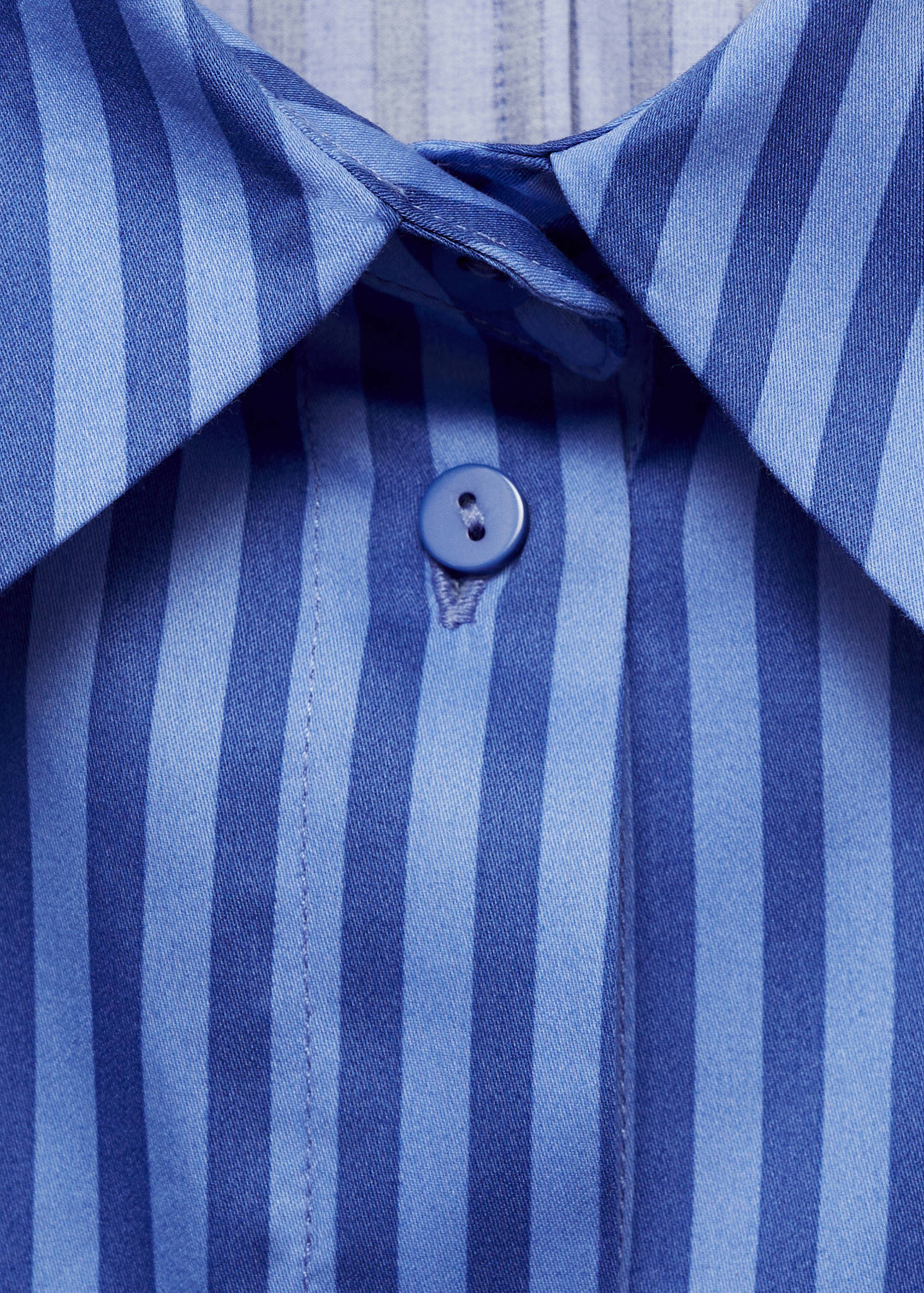 Striped shirt dress - Details of the article 8