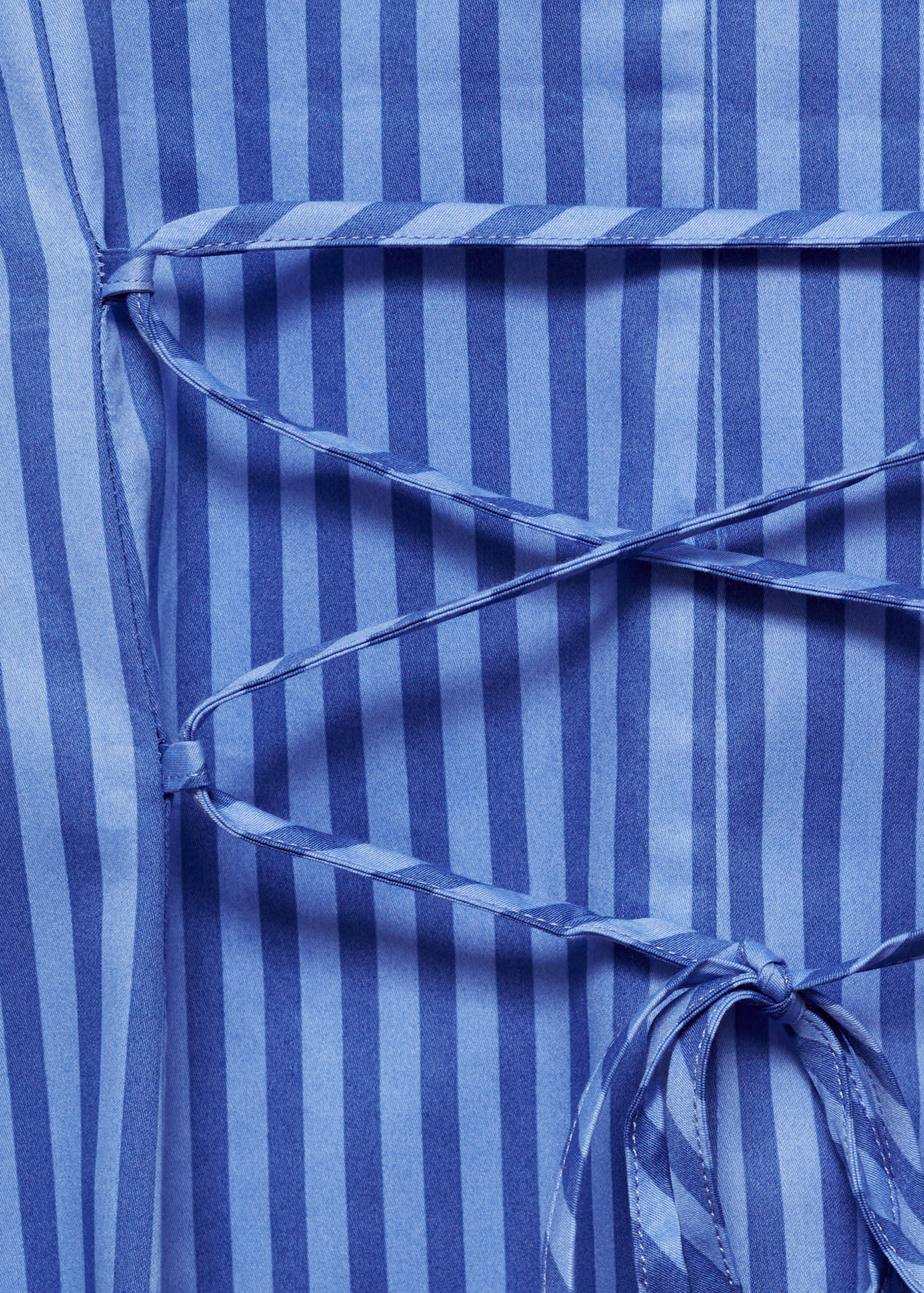 Striped shirt dress - Details of the article 0