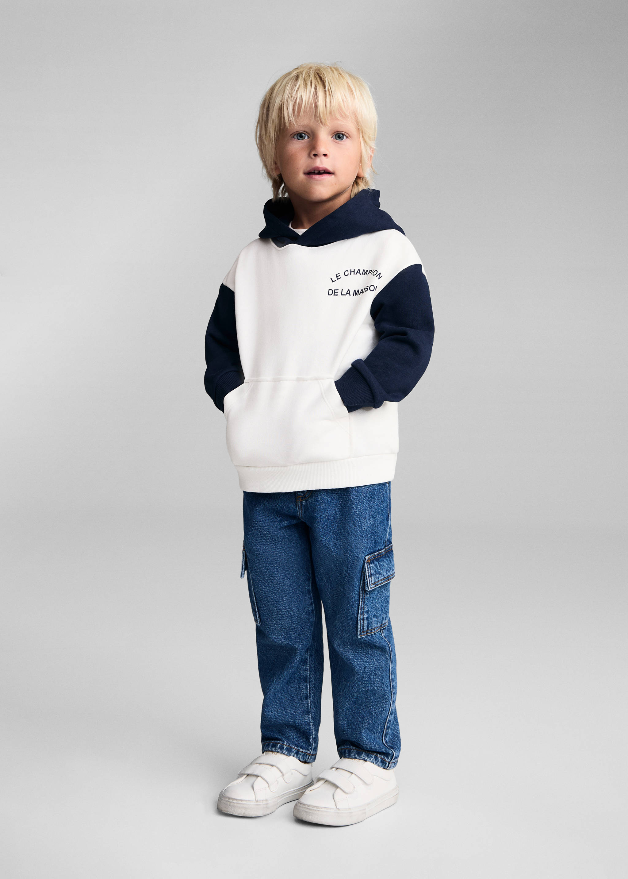 Printed cotton sweatshirt - General plane