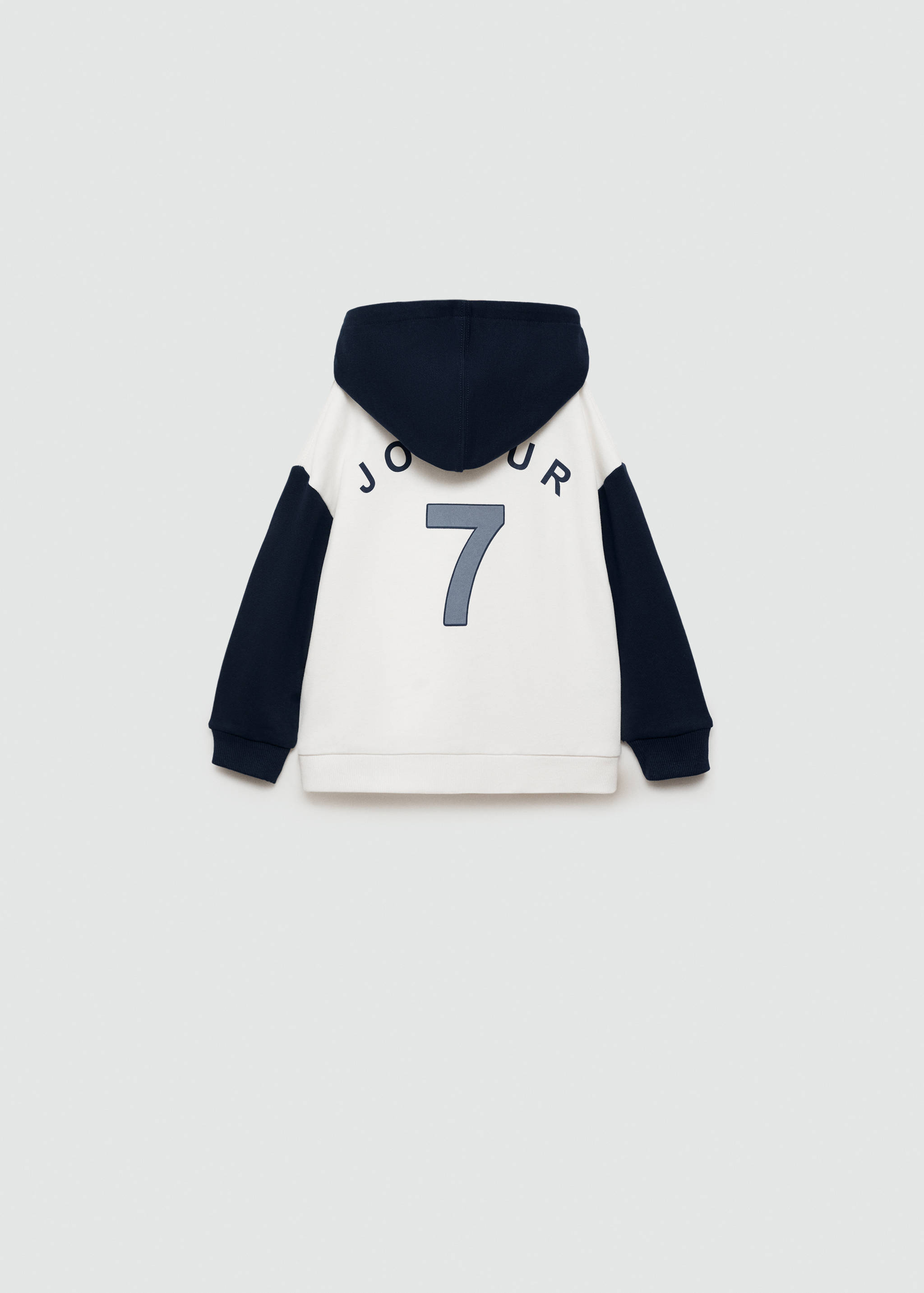 Printed cotton sweatshirt - Reverse of the article