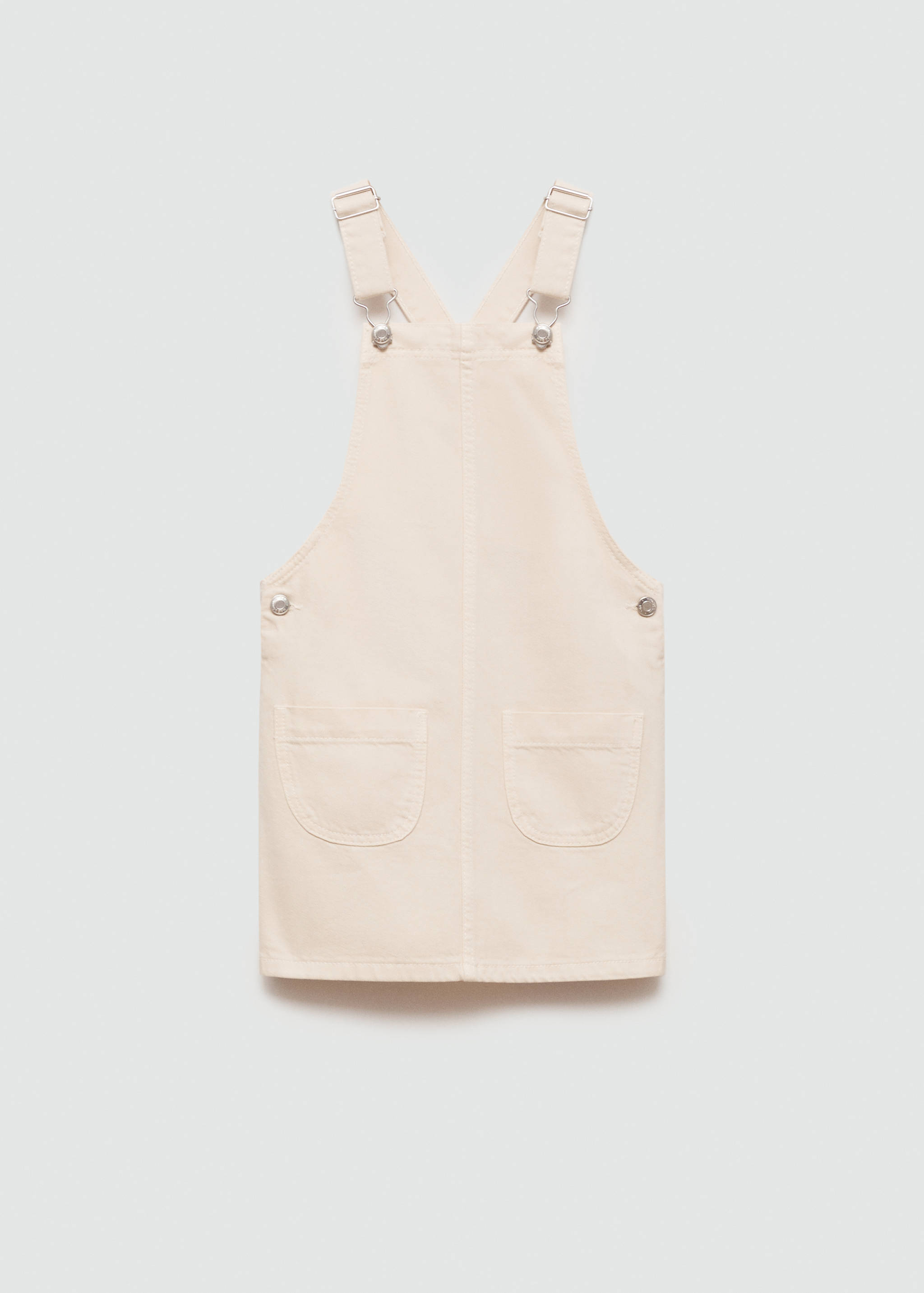 Short denim pinafore - Article without model