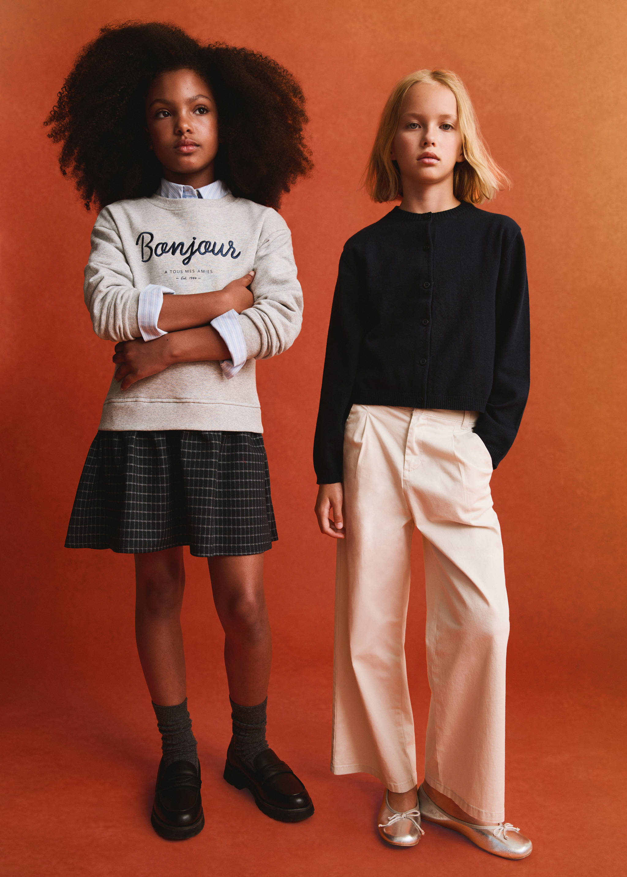 Vestido sudadera falda cuadros - Detalle del artículo 5