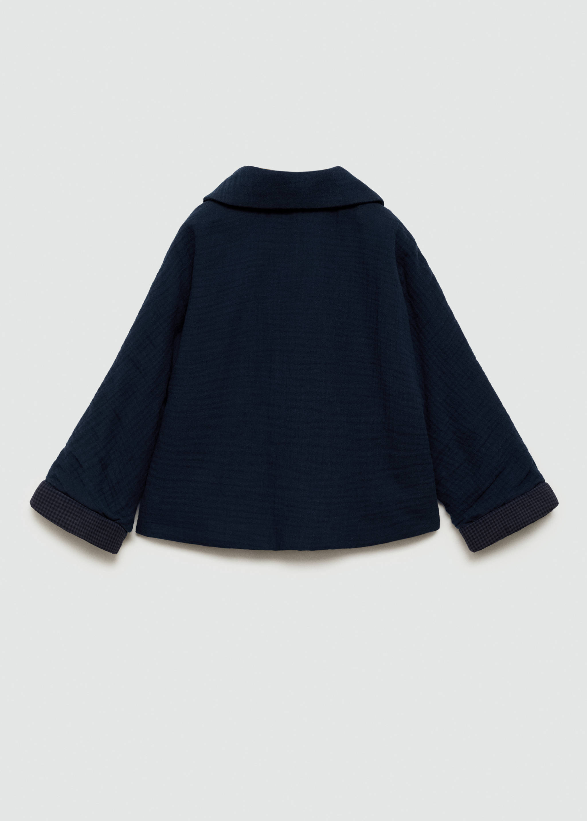 Cheesecloth jacket with pockets - Reverse of the article