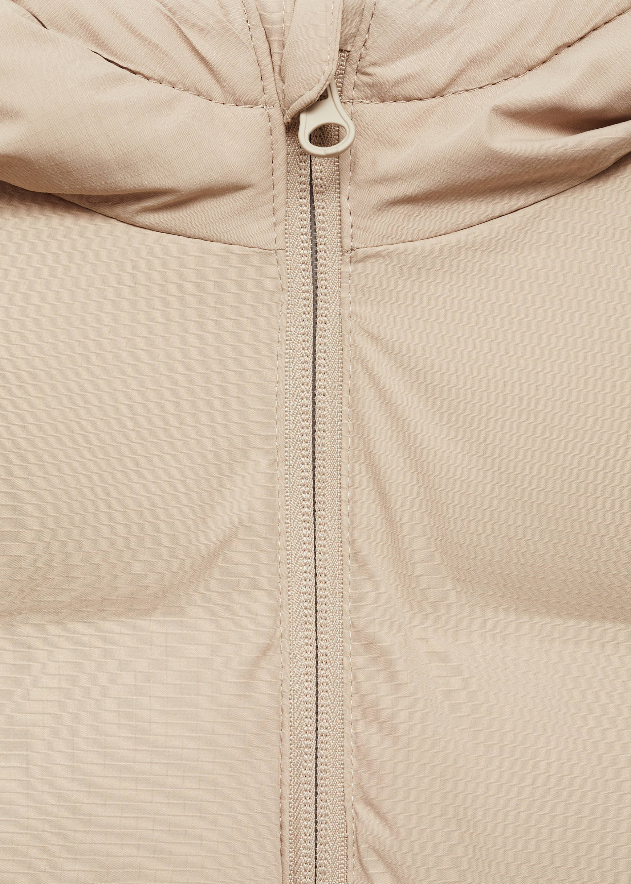 Quilted gilet with hood - Details of the article 8