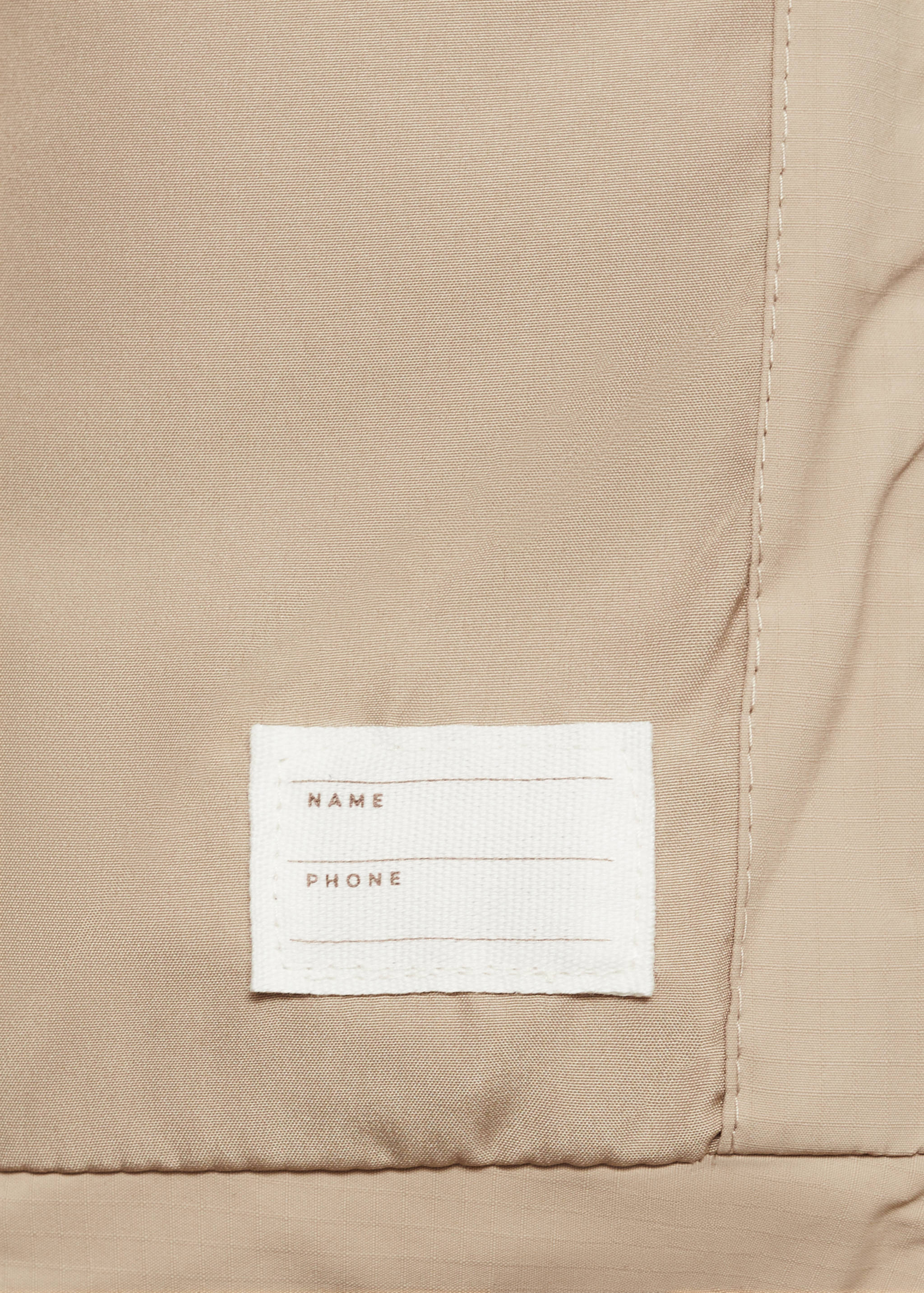 Quilted gilet with hood - Details of the article 0