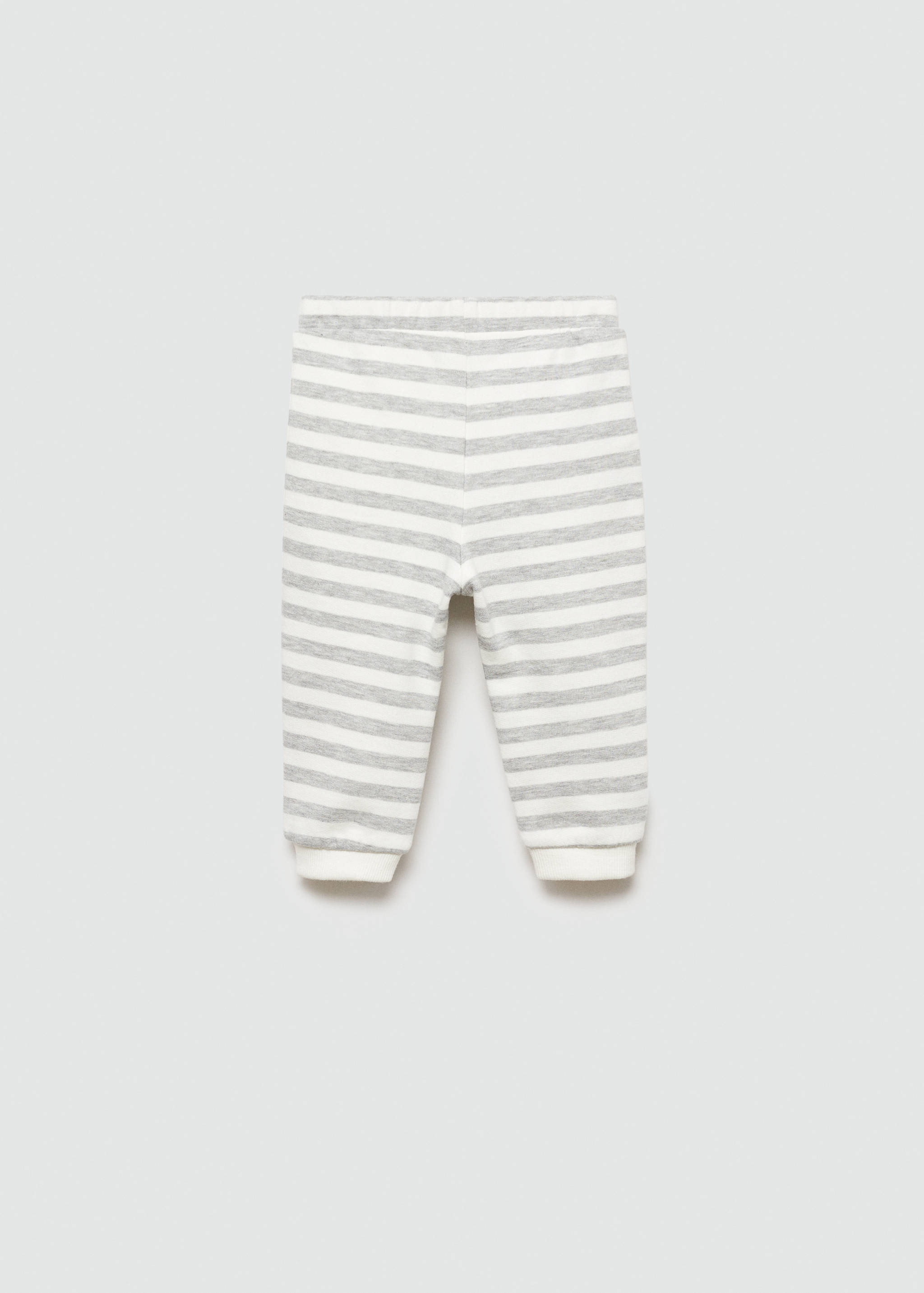 Striped cotton trousers - Reverse of the article