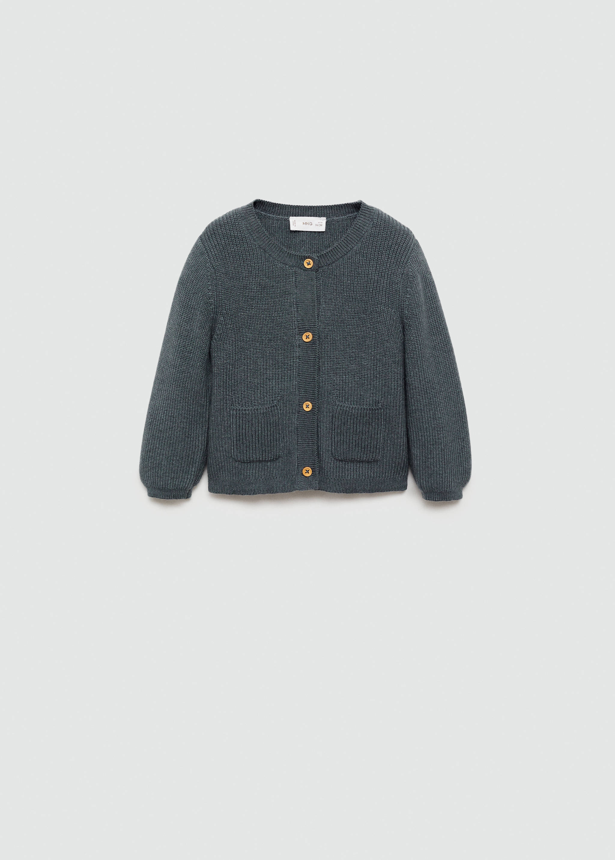 Side pockets cardigan - Article without model