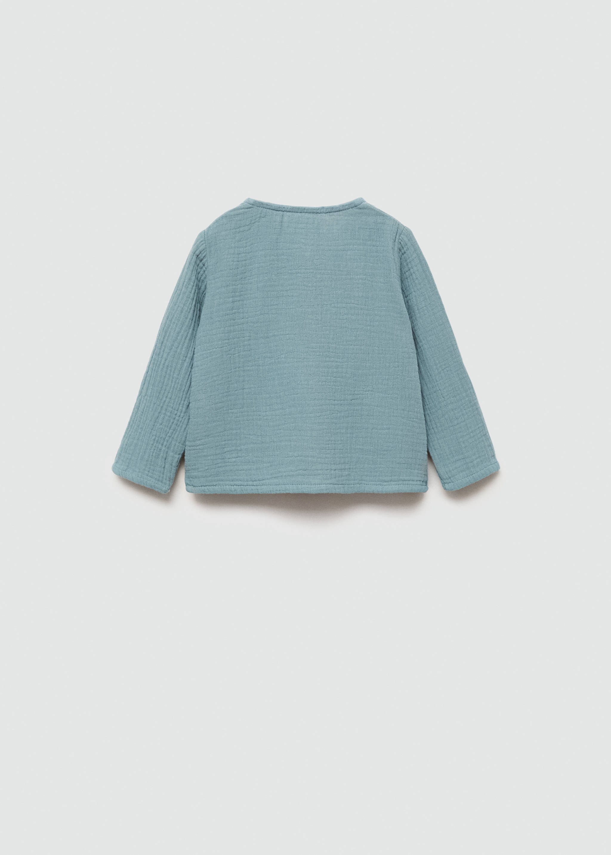 Cotton bambula shirt - Reverse of the article