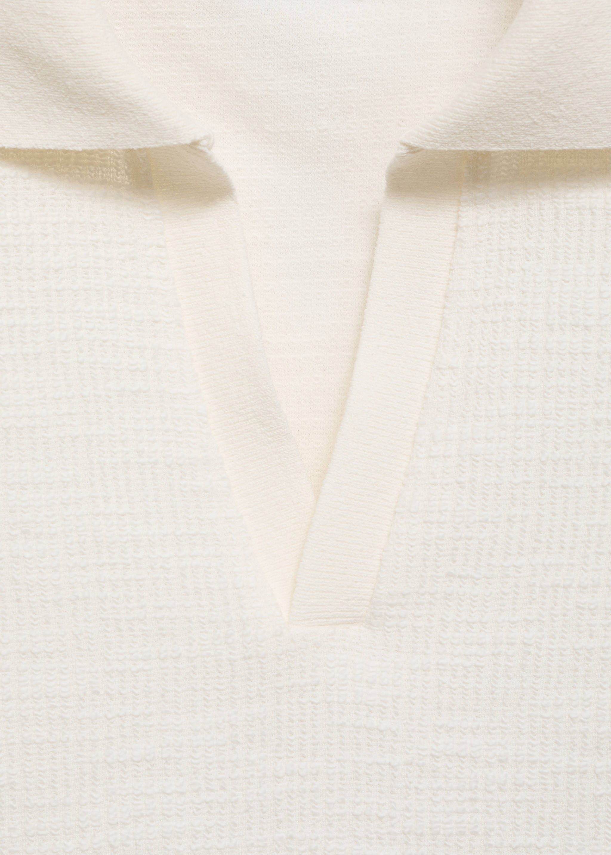 Polo i bomull med struktur - Artikkeldetalj 8