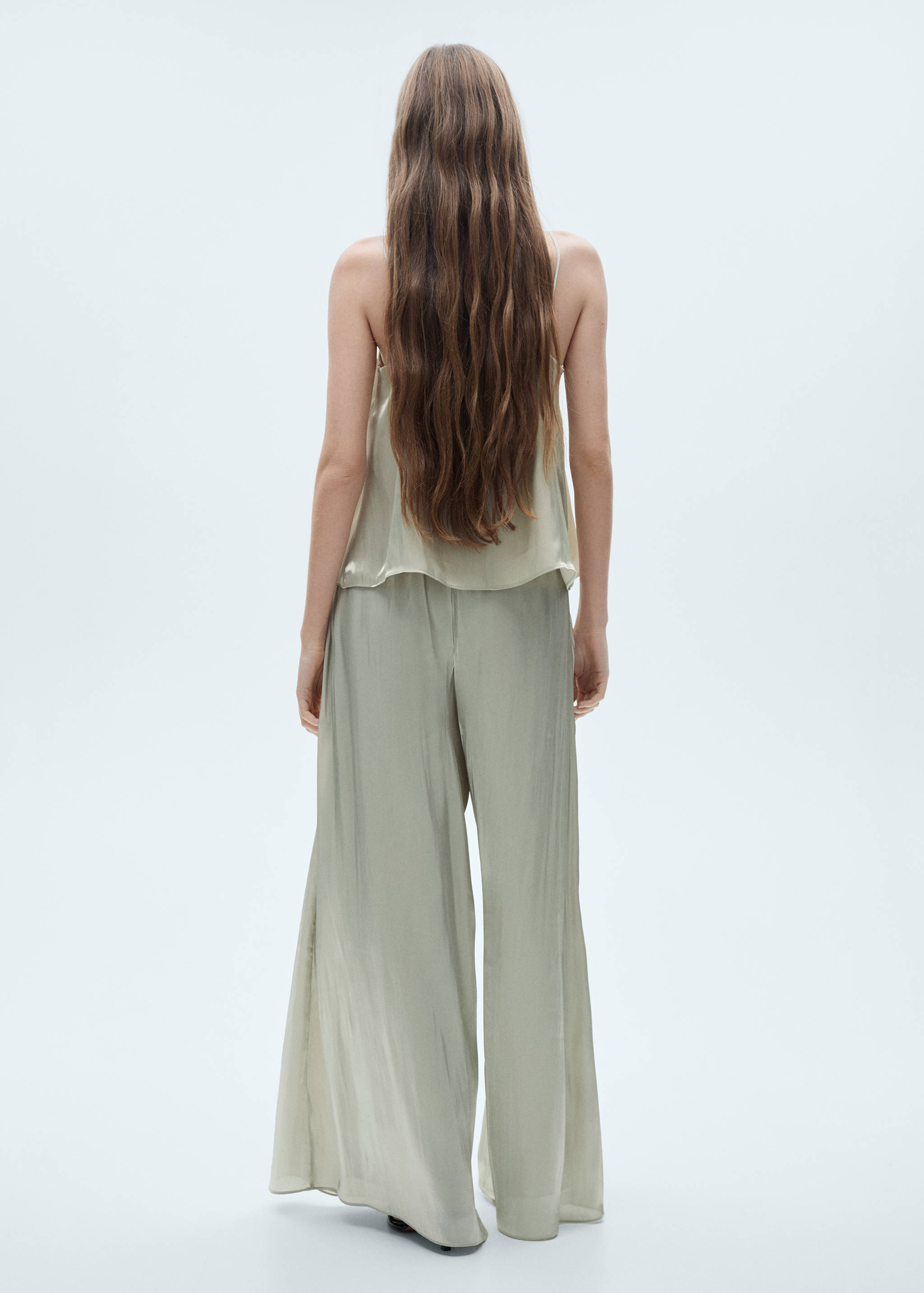 Pantalon fluide satiné - Verso de l’article