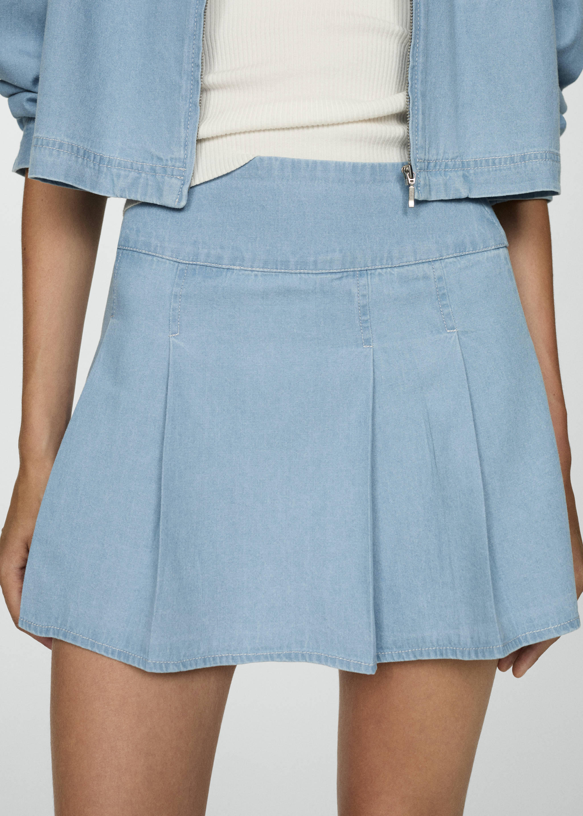 Denim mini-skirt - Details of the article 1