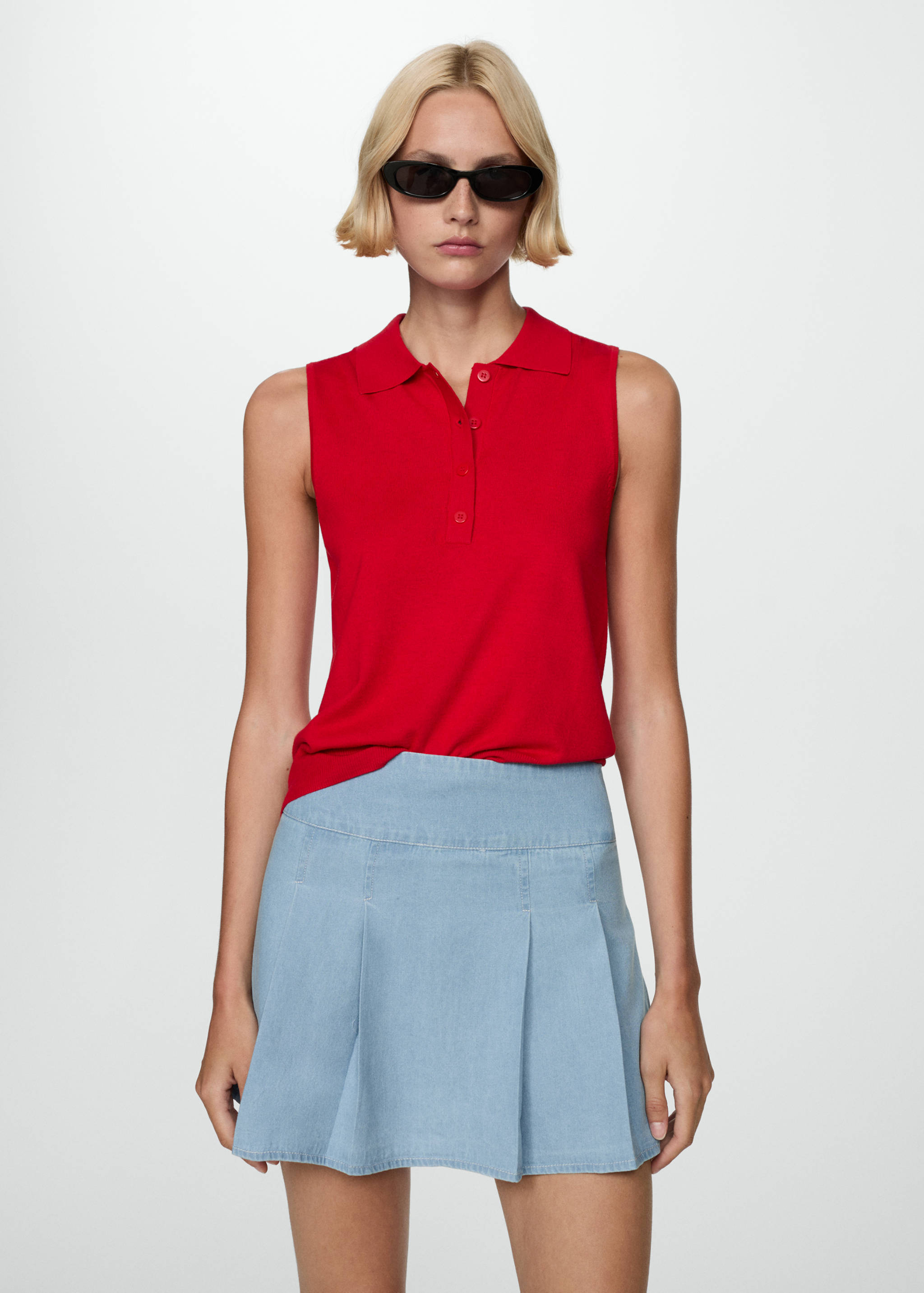 Denim mini-skirt - Details of the article 2