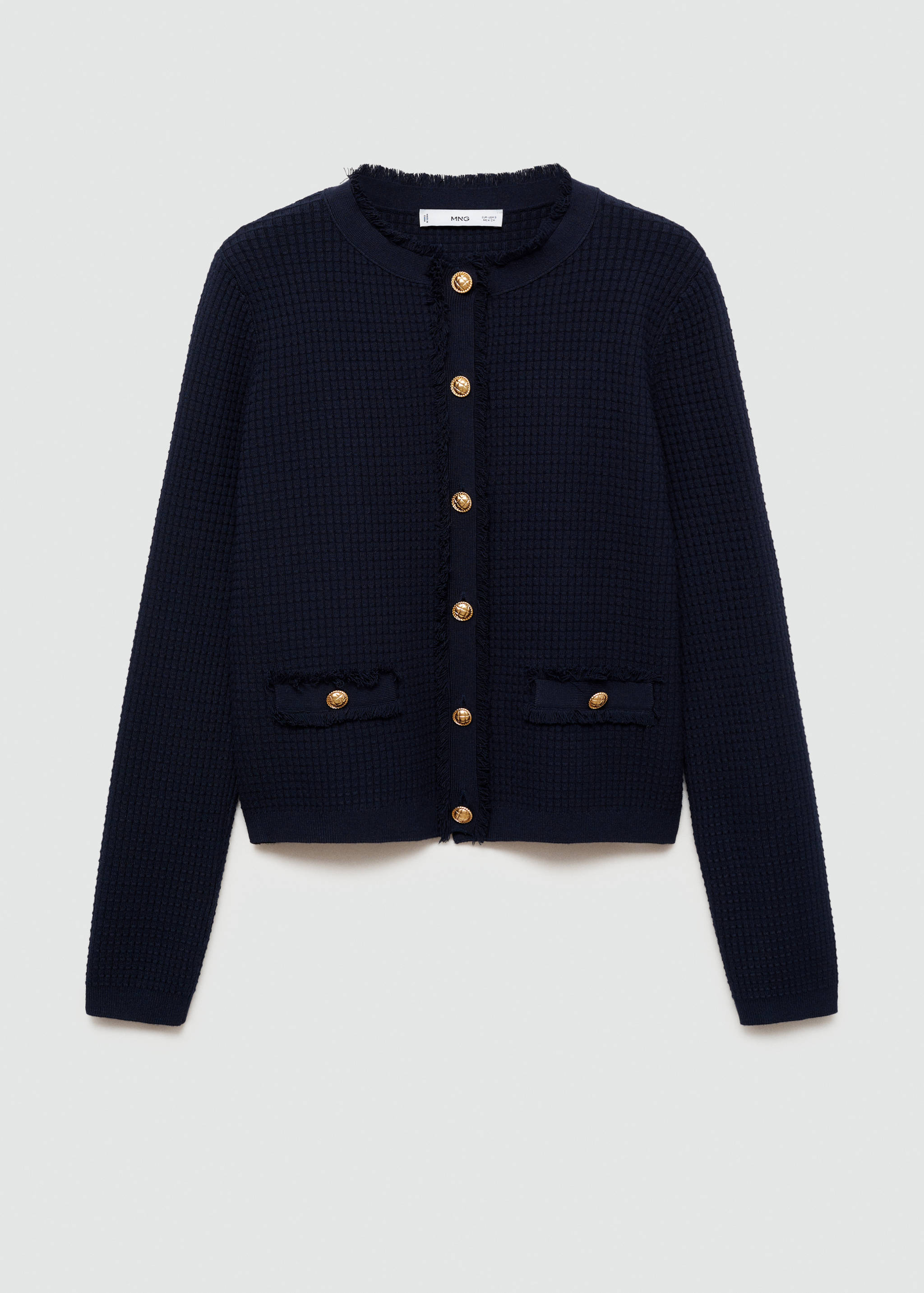 Button knit cardigan - Article without model