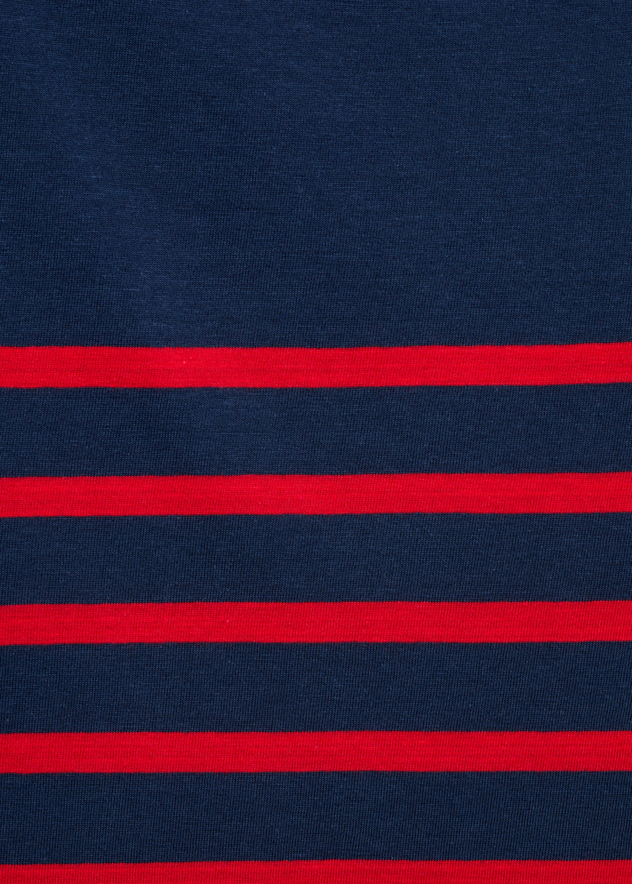 Striped boat-neck t-shirt - Details of the article 8