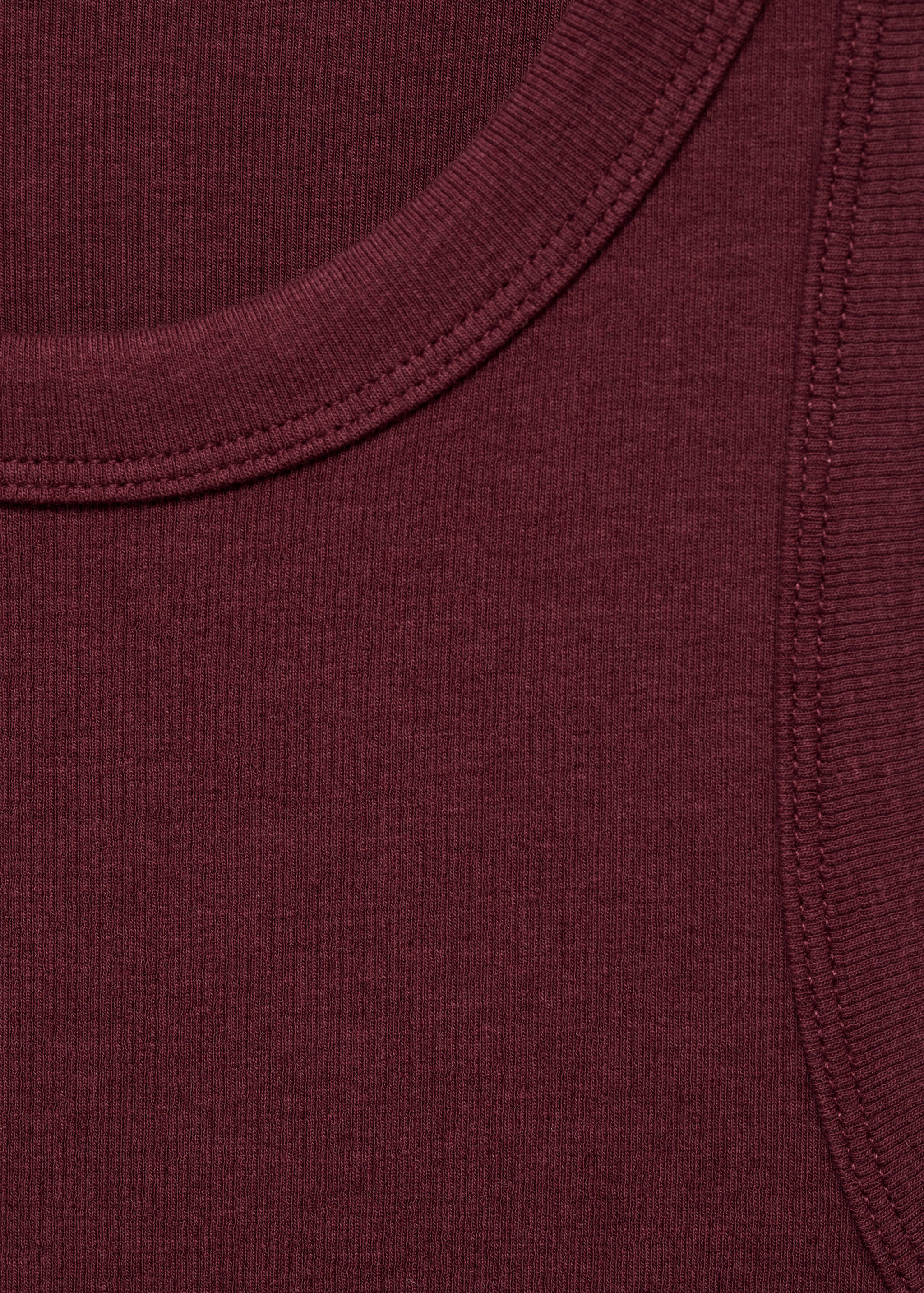 Ribbed cotton-blend top - Details of the article 8