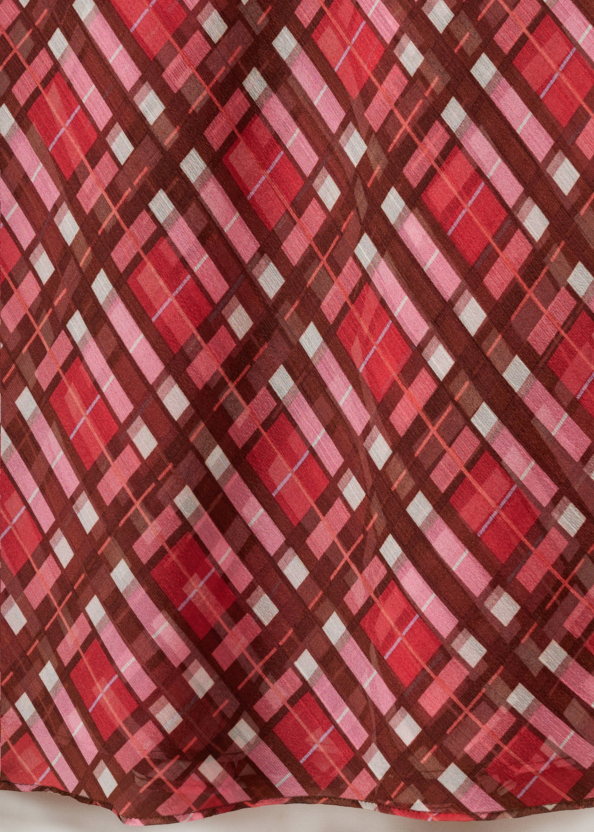 Checked long skirt - Details of the article 8