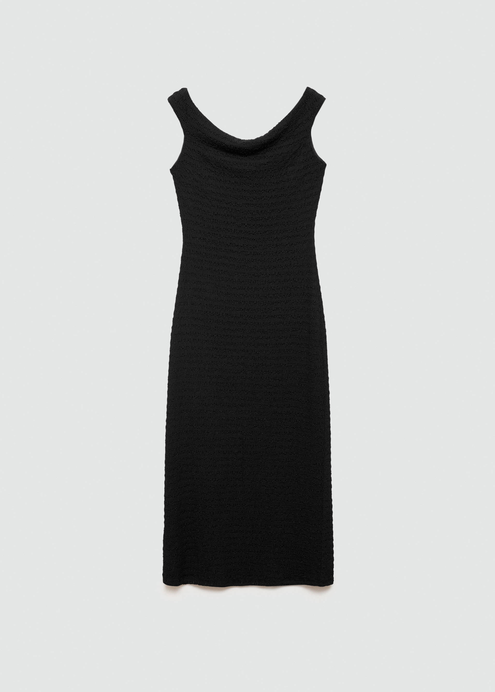 Off-the-shoulder long dress - Article without model
