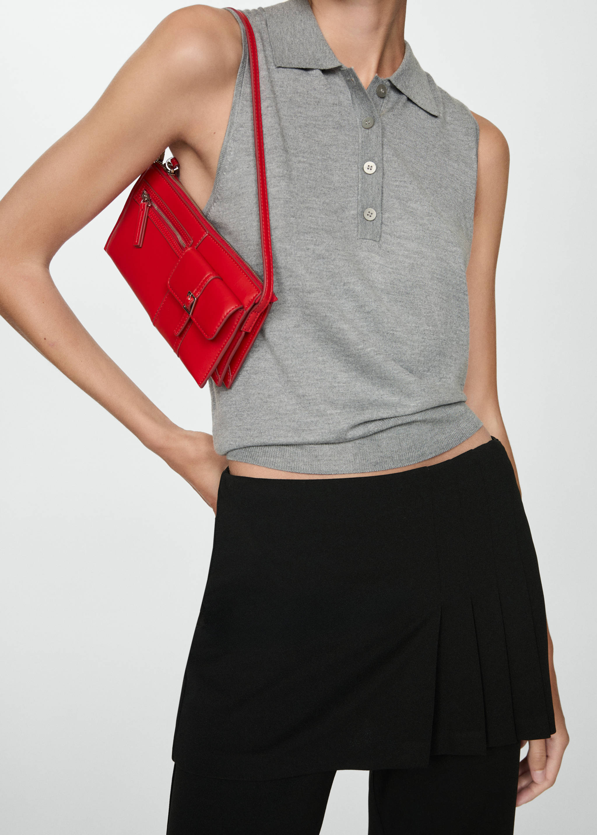 Pleated skirt trousers - Details of the article 6