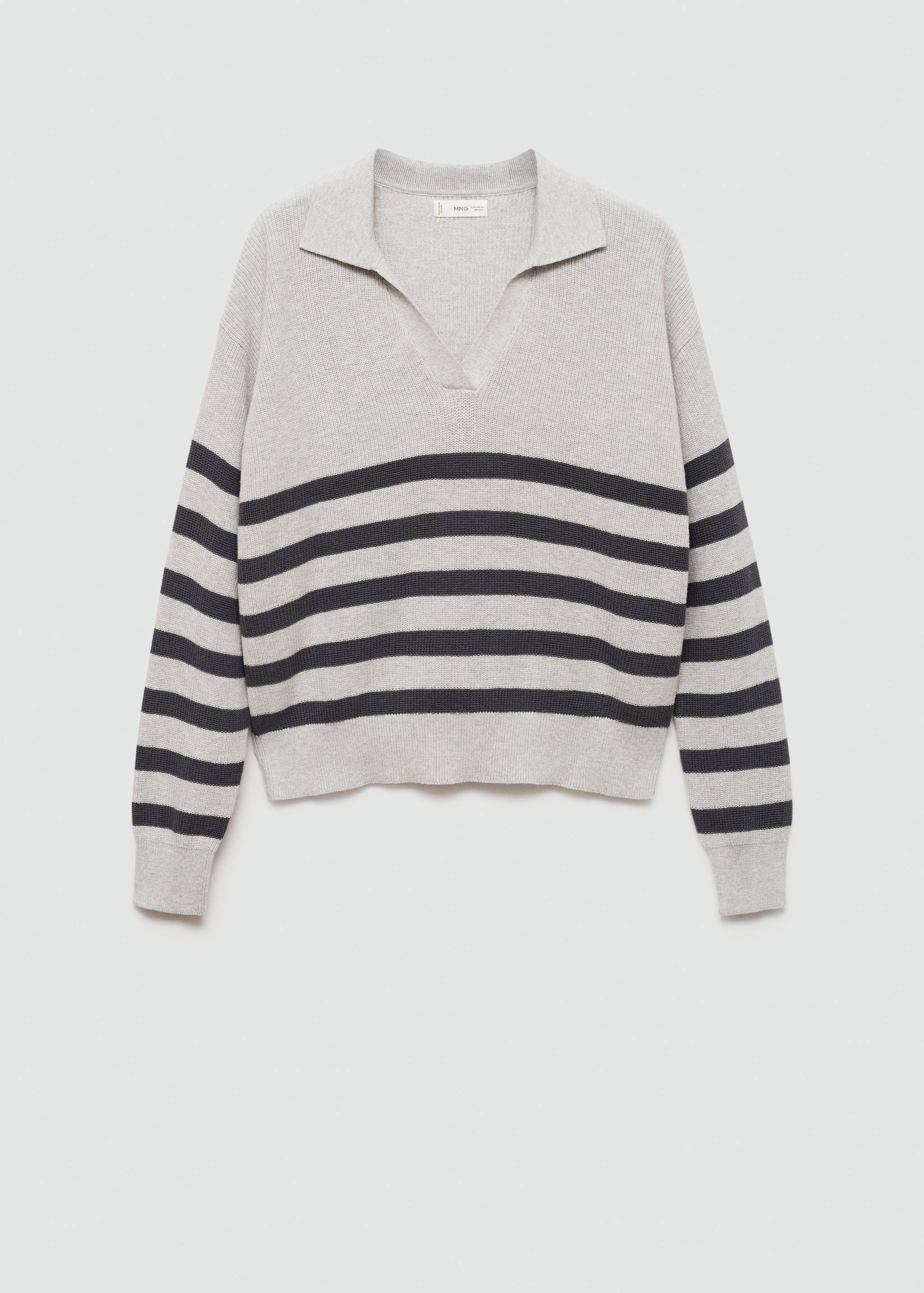 Knit striped sweater - Article without model