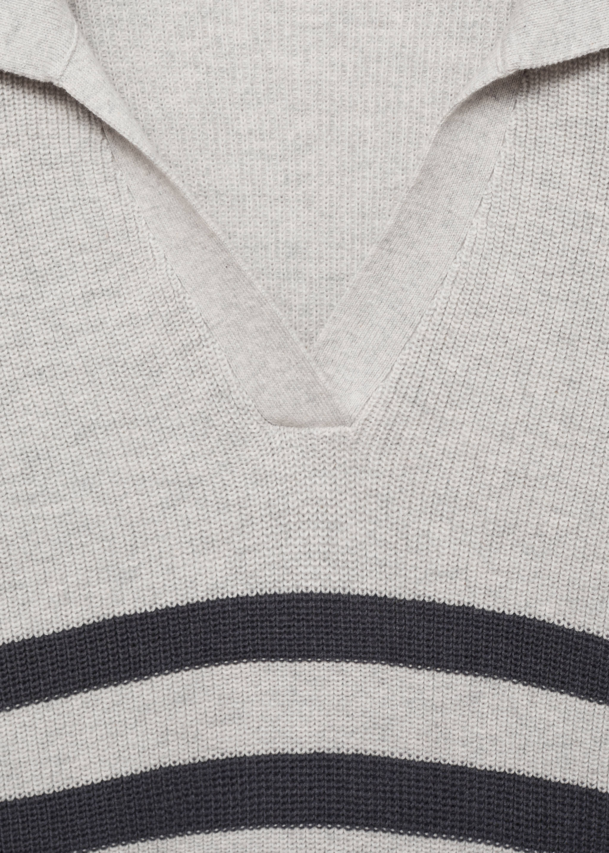 Knit striped sweater - Details of the article 8