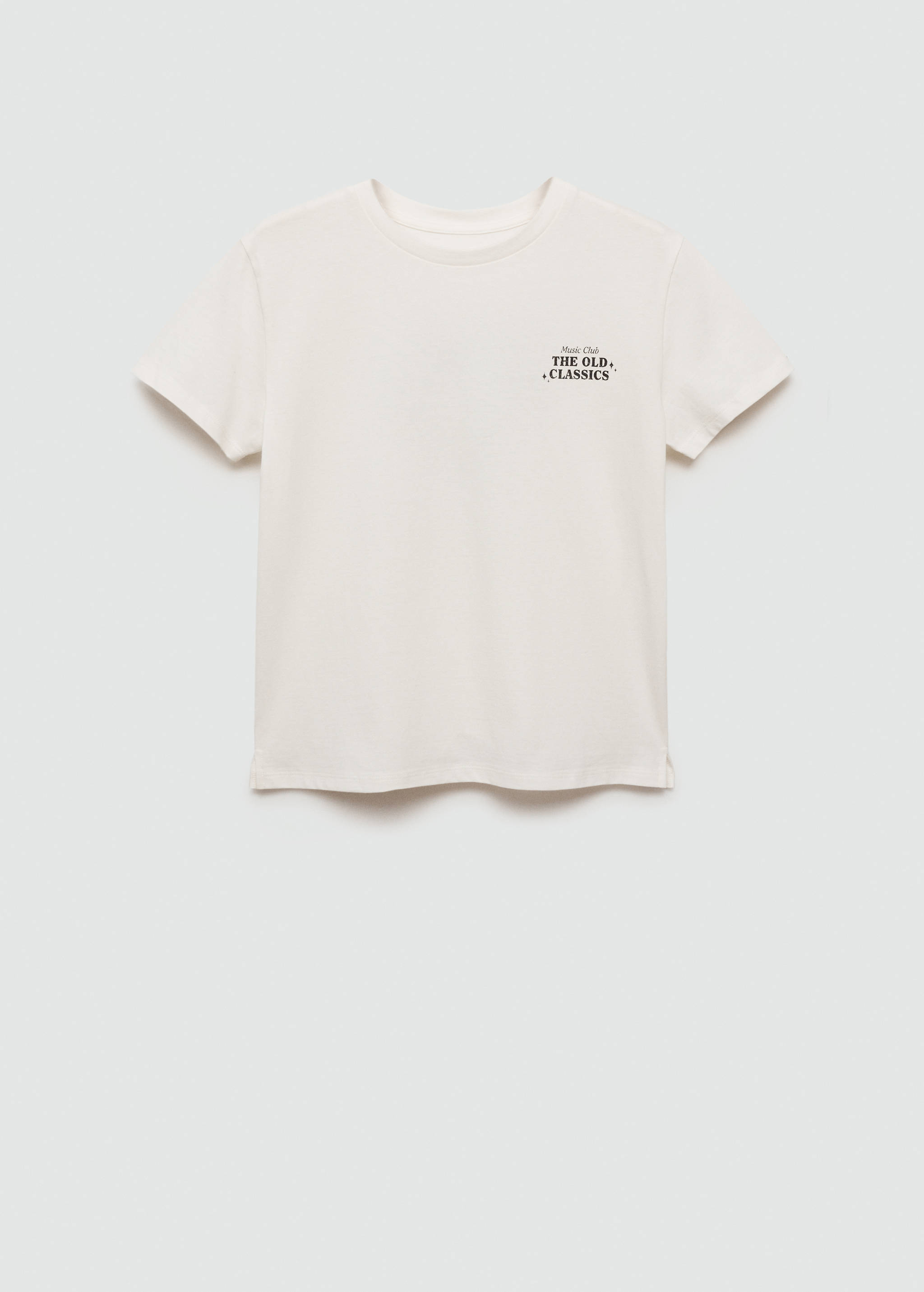 Printed cotton-blend T-shirt - Article without model