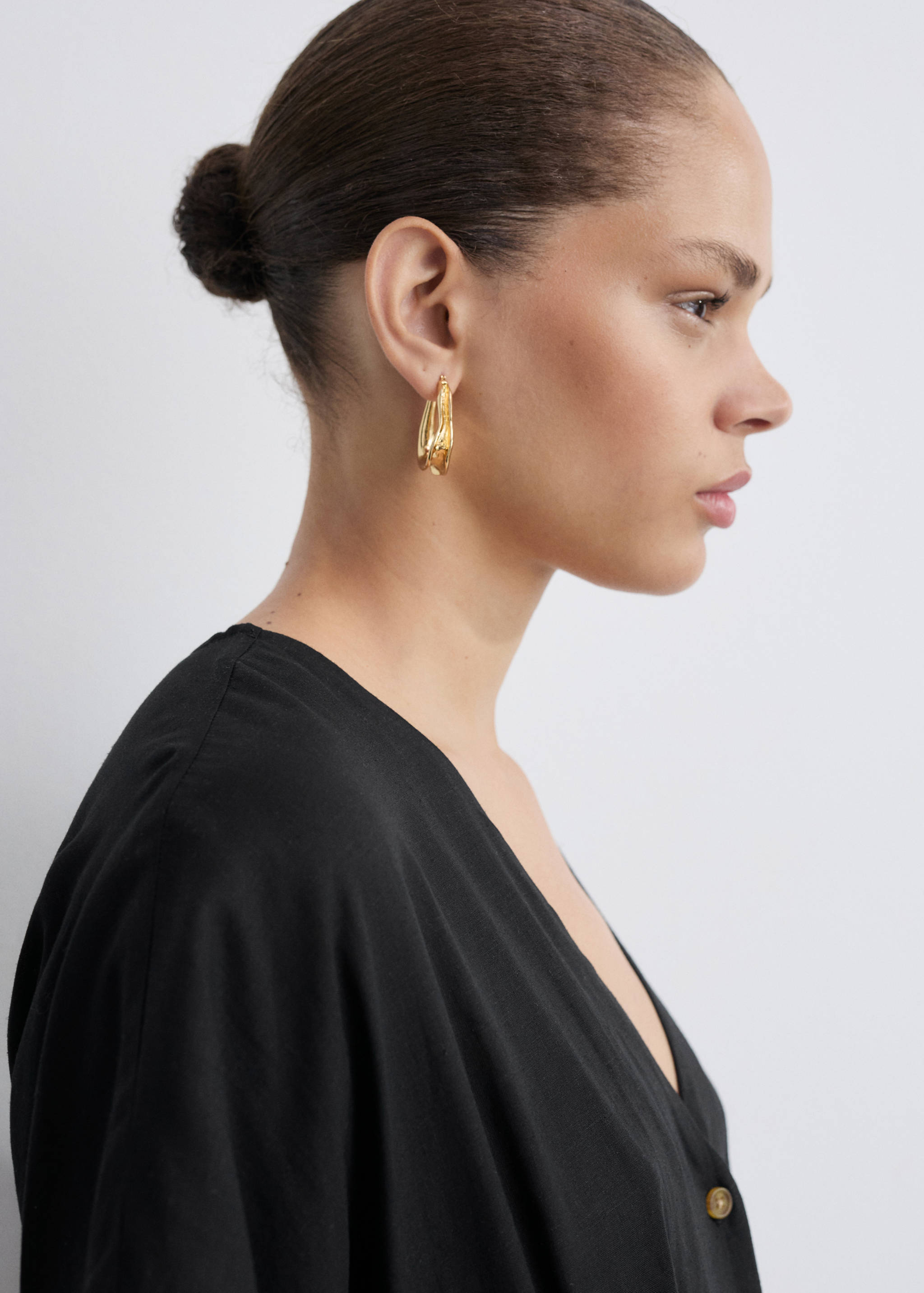 A-line dress with buttons - Details of the article 1