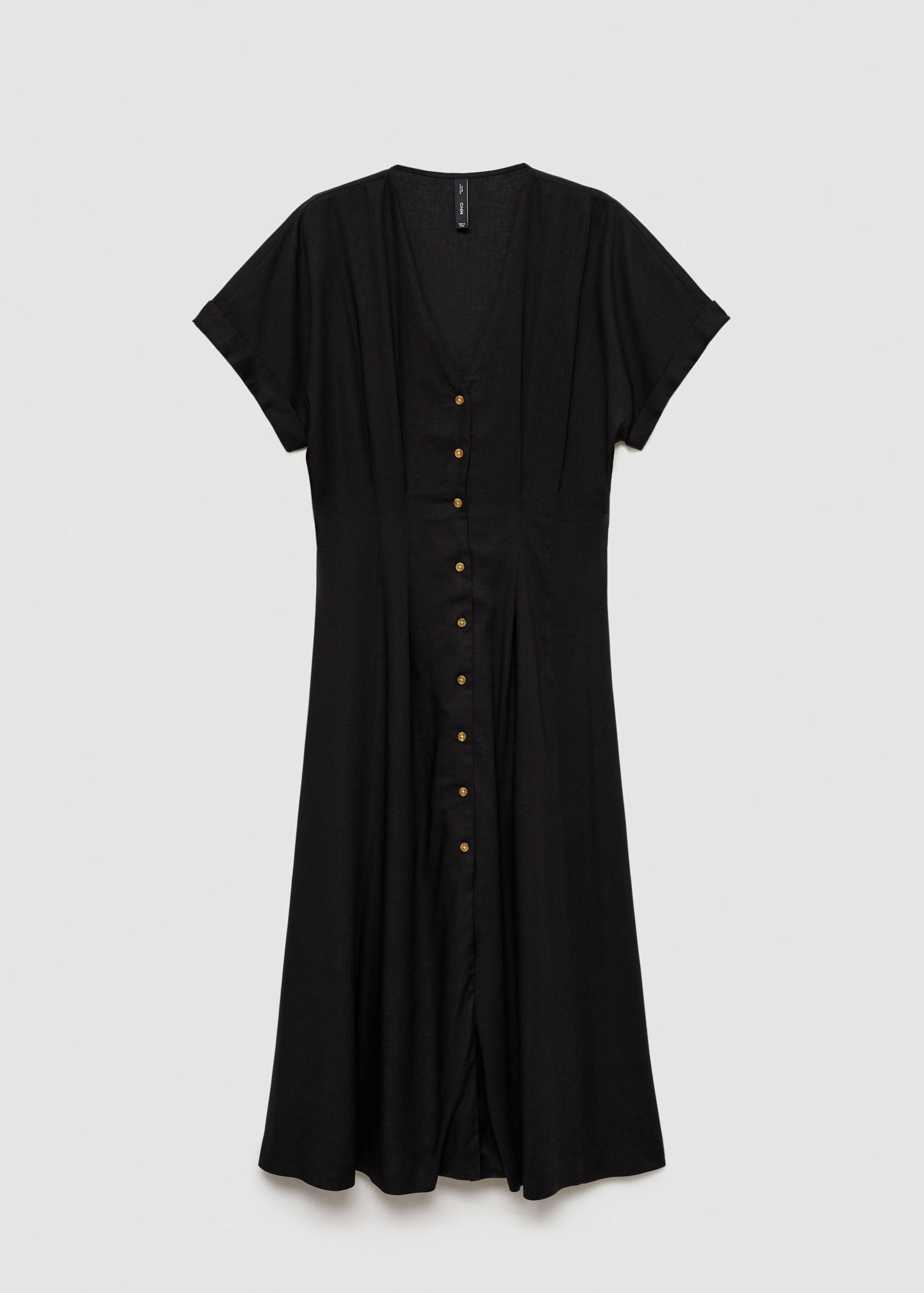 A-line dress with buttons - Article without model