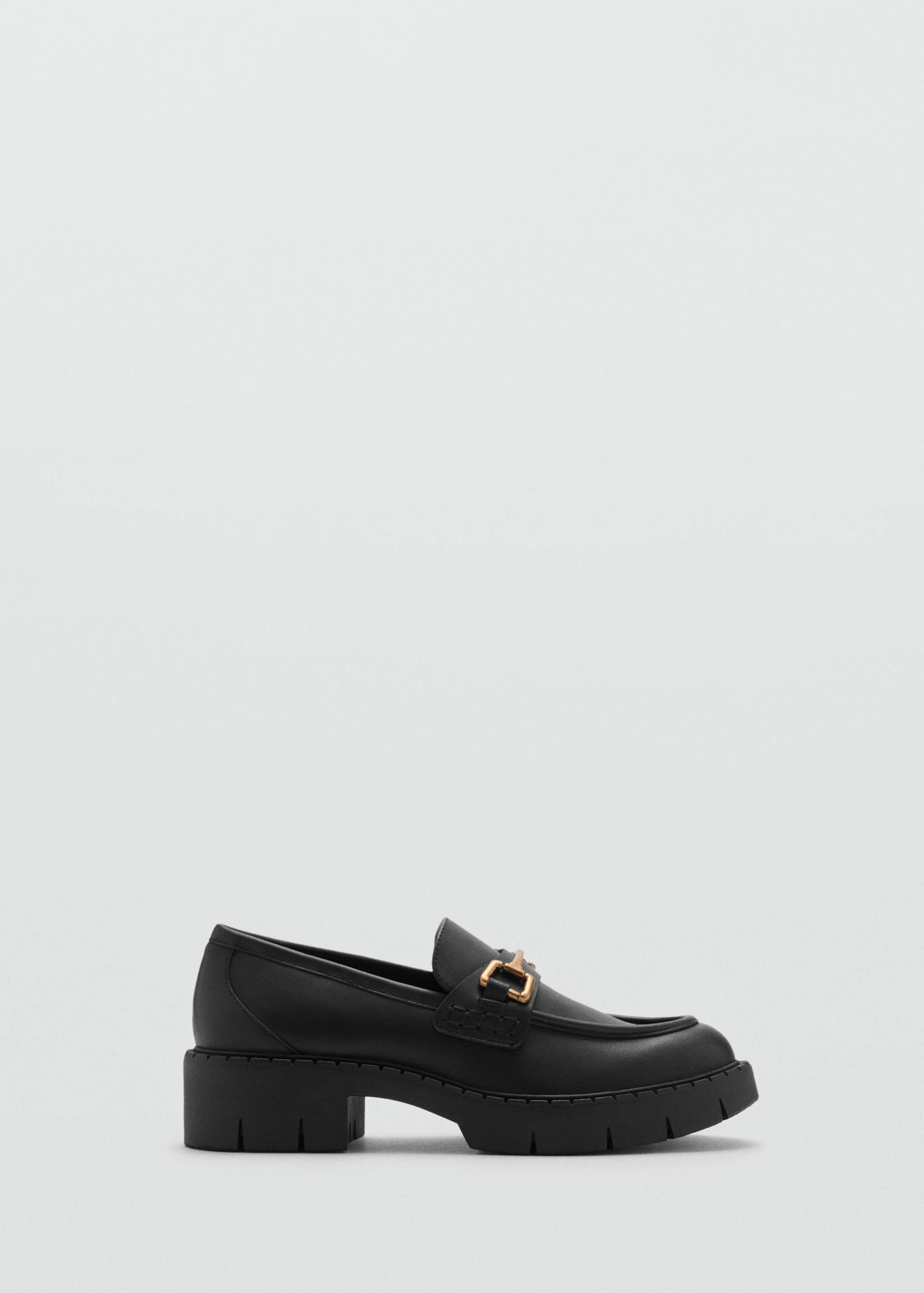 Leather loafers with metallic detail - Article without model